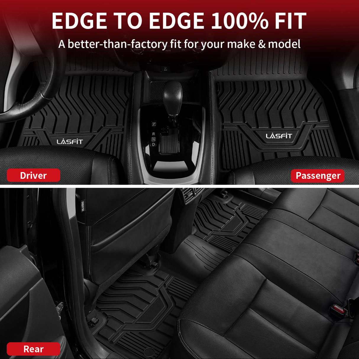 2014-2020 Nissan Rogue Floor Mats Edge to Edge Fit