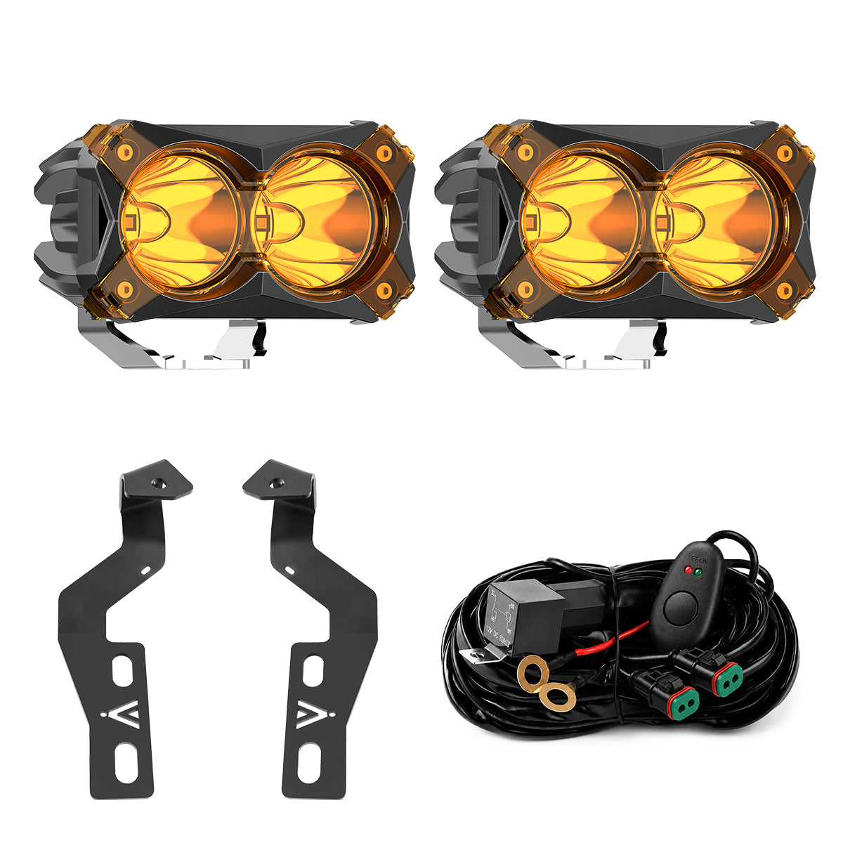 2014-2021 Toyota Tundra 1500 4.8 inch amber spot ditch light