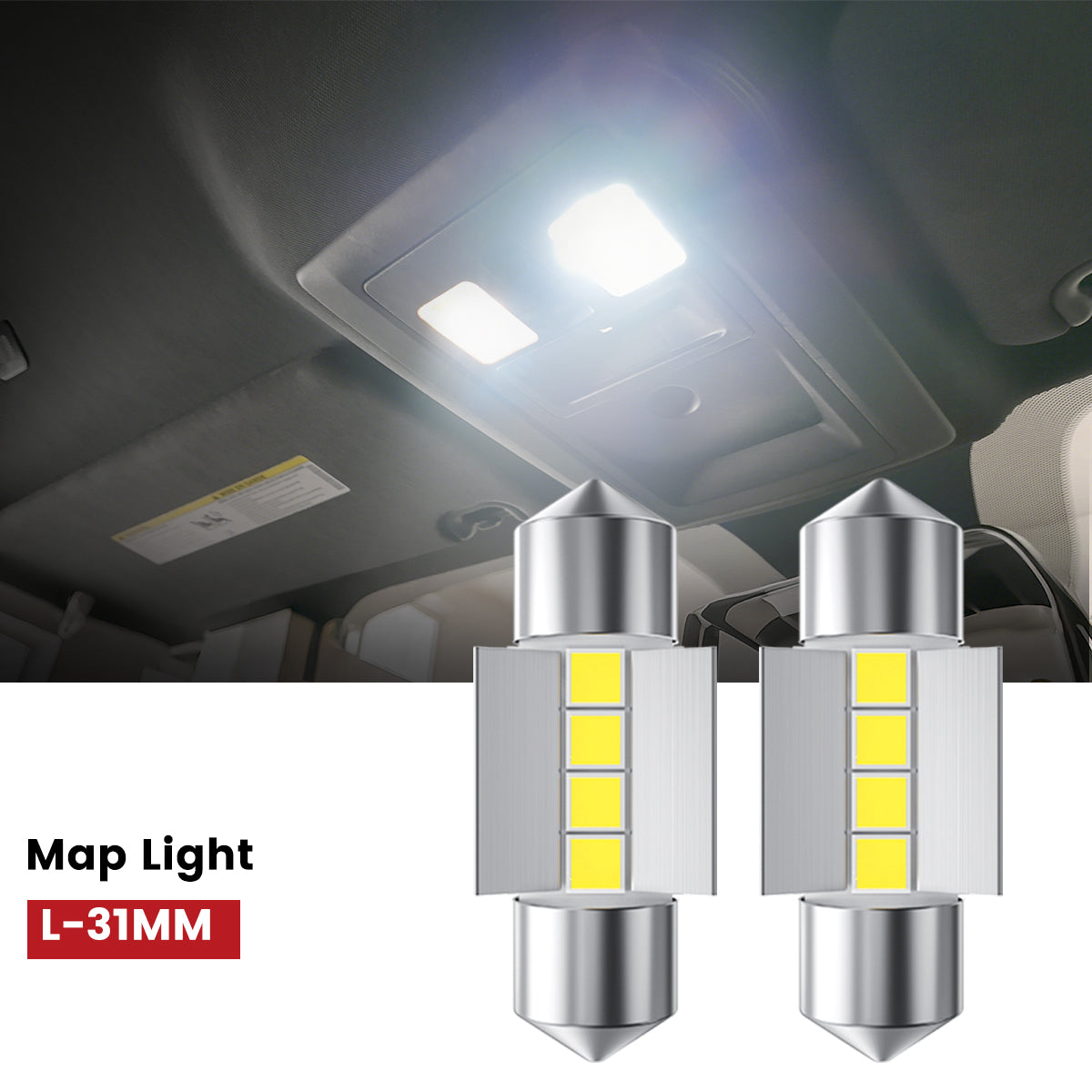 Lasfit 31MM led map light fit for 2015-2017 Subaru Outback