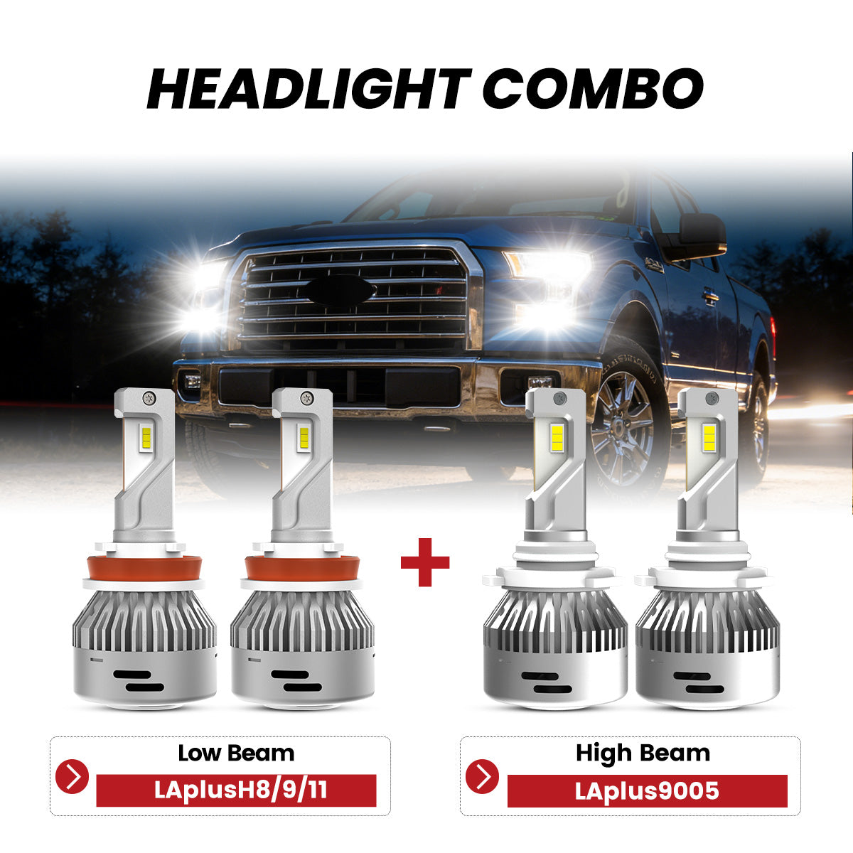 Fit for 2015-2017 Ford F-150 LED Bulbs | Full Exterior & Interior LED Upgrade