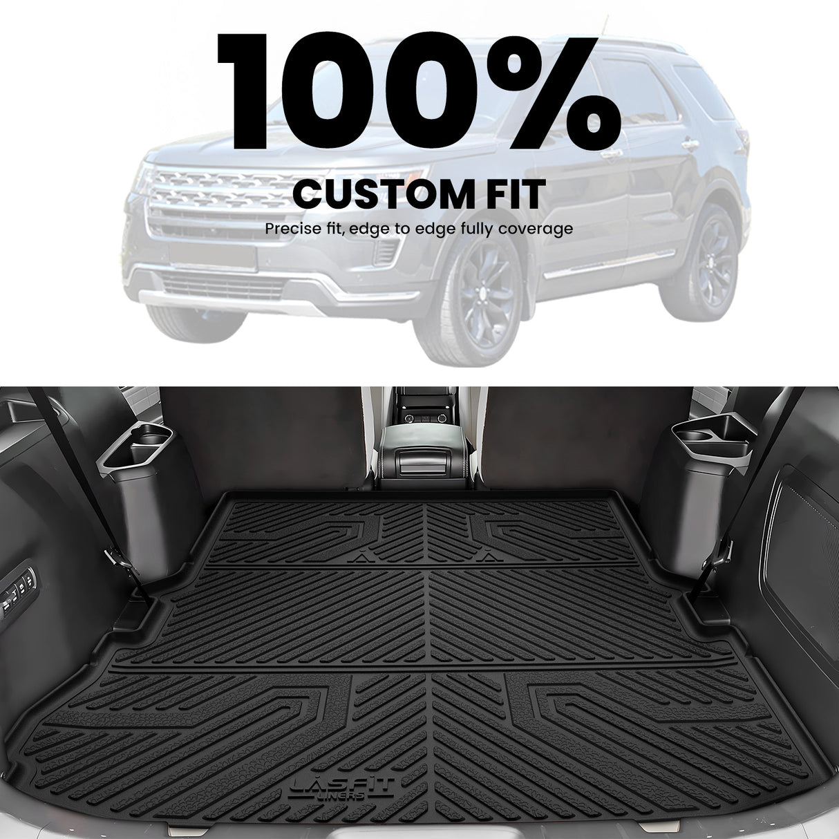 Fit for 2017-2019 Ford Explorer Floor Mats or Cargo & Seatback Mats