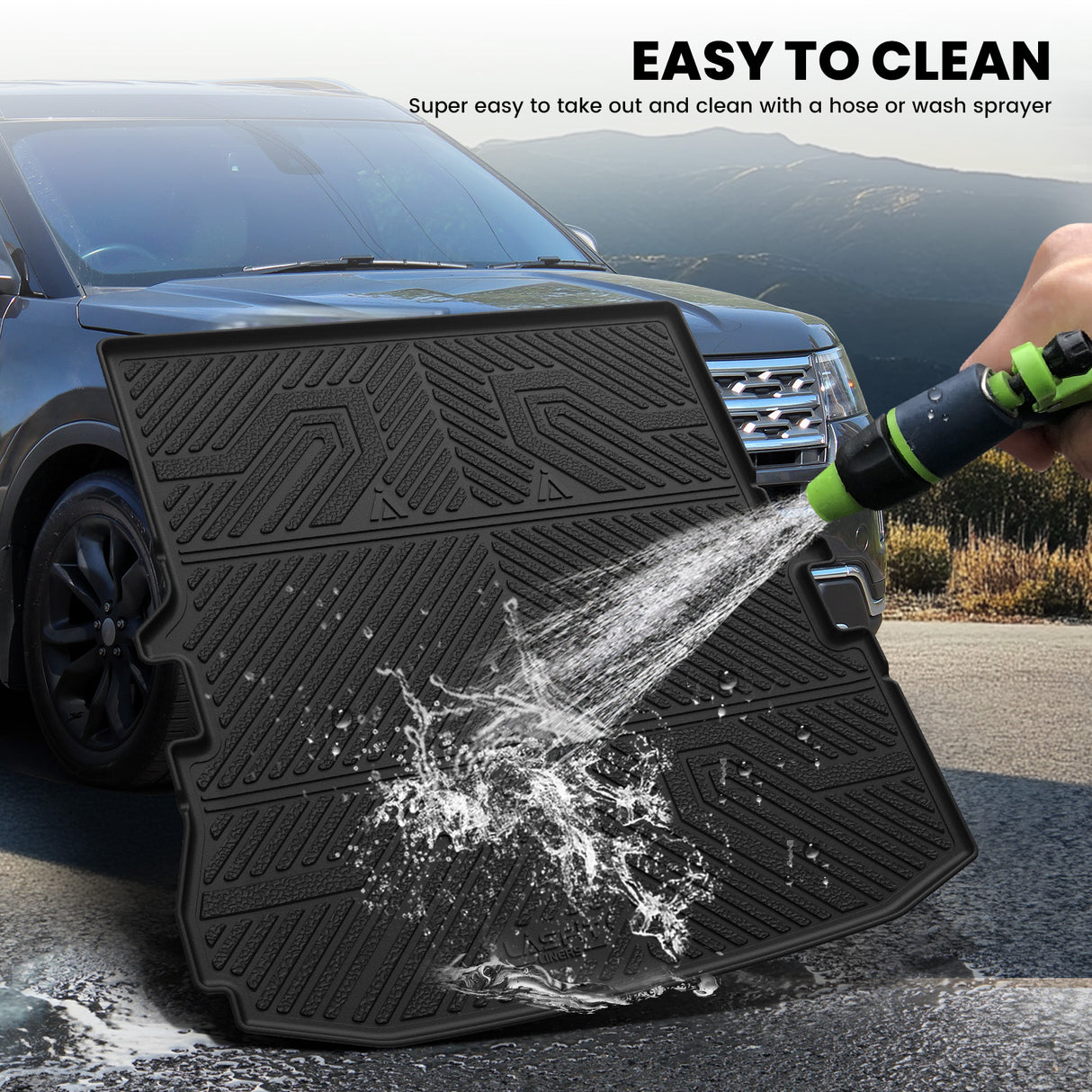 Fit for 2017-2019 Ford Explorer Floor Mats or Cargo & Seatback Mats