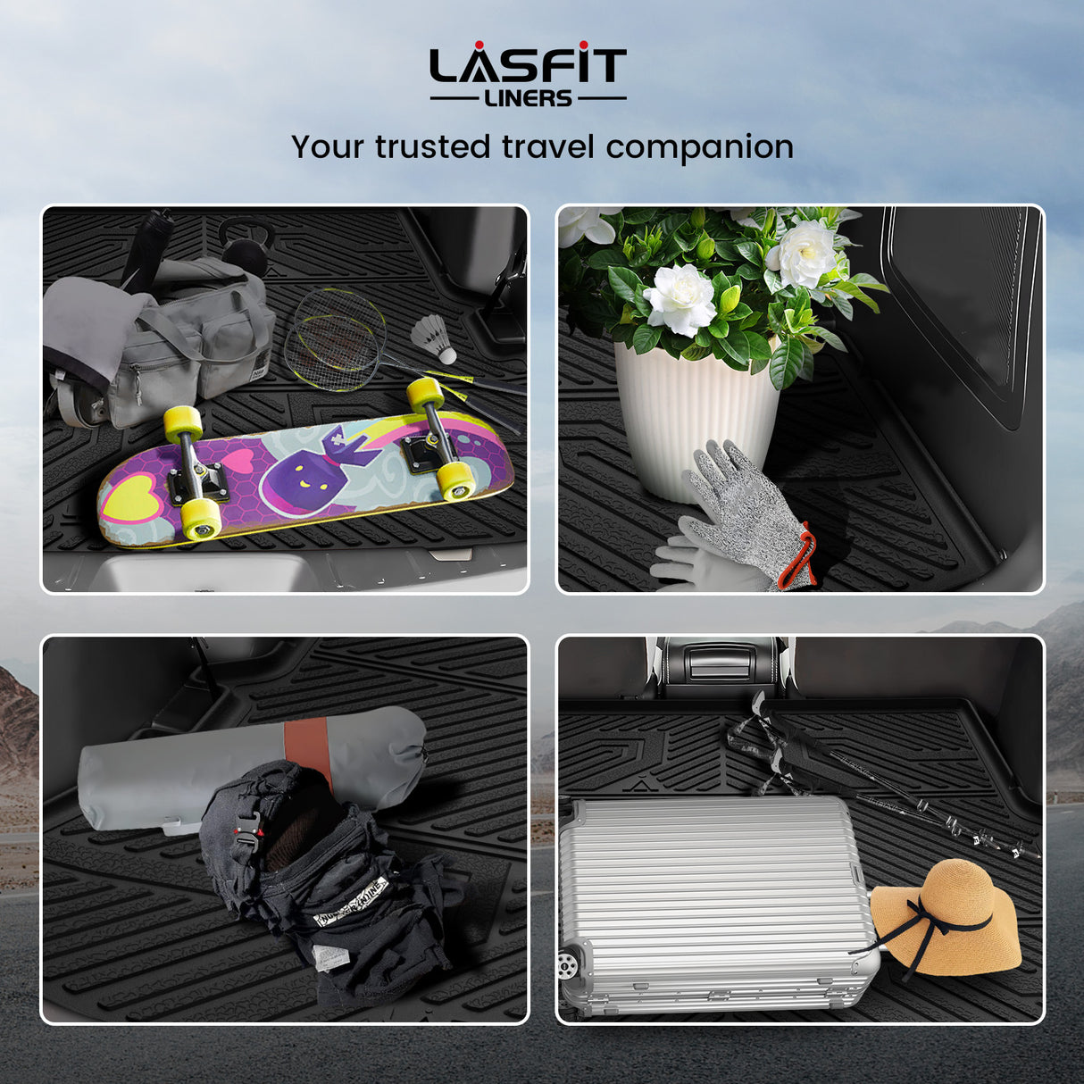 Fit for 2017-2019 Ford Explorer Floor Mats or Cargo & Seatback Mats