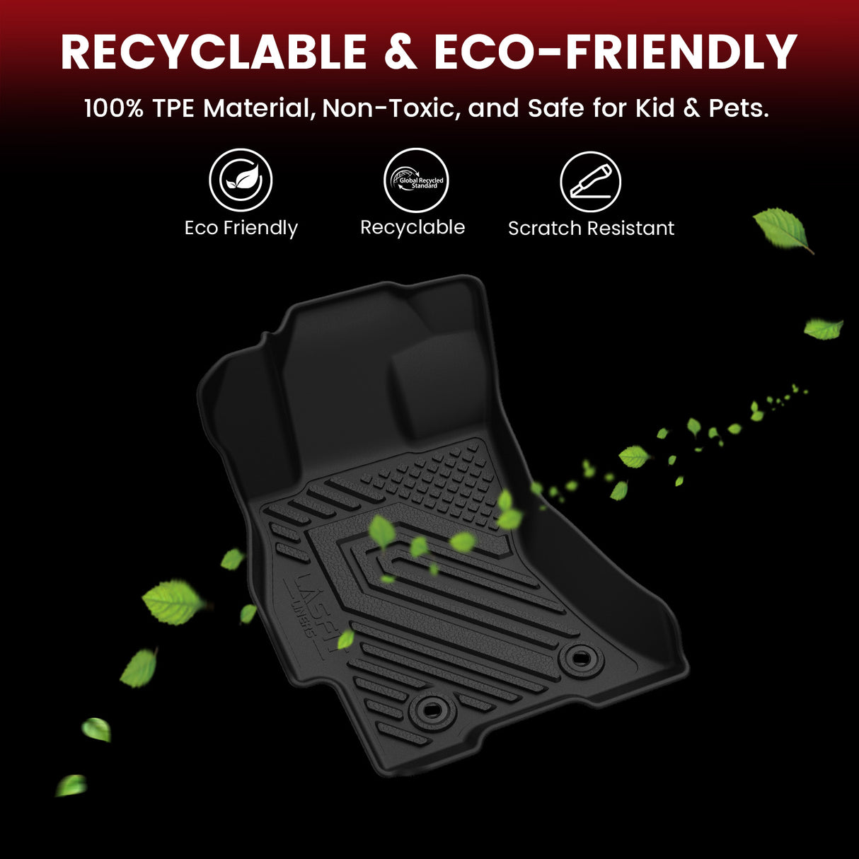 Fit for 2015-2019 Subaru Legacy Floor Mats TPE Material