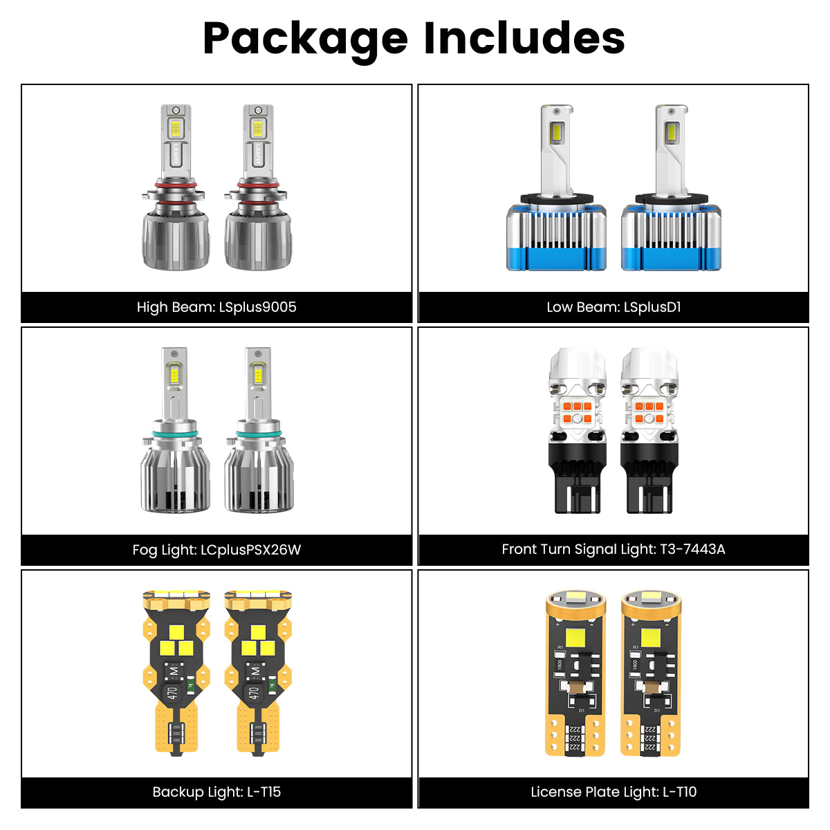 Lasfit combo package led bulbs for 2015-2020 Chevrolet Suburban LTZ/Premier