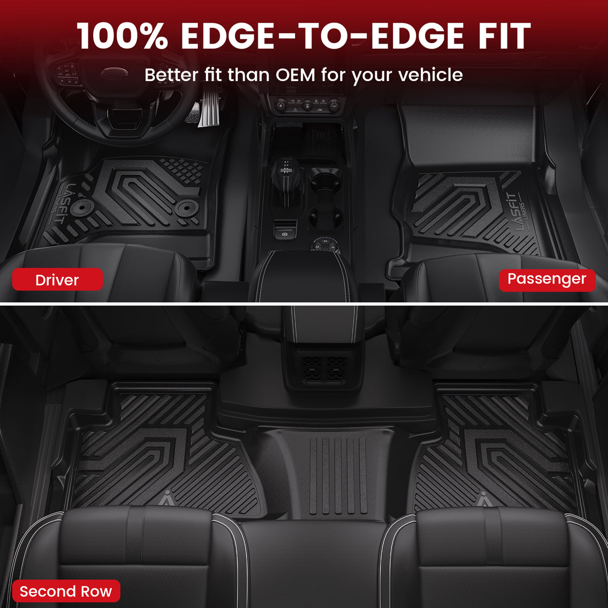 Fit for 2015-2020 Chevrolet Tahoe 7/8 Seats Floor Mats & Seatback & Cargo Mat