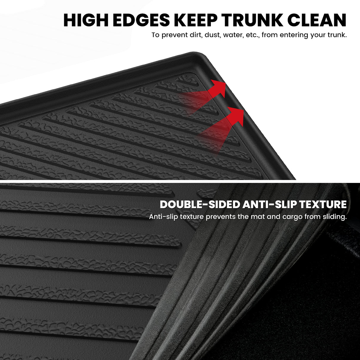 Fit for 2015-2020 Cadillac Escalade ESV Cargo Mat & Seatback Mat