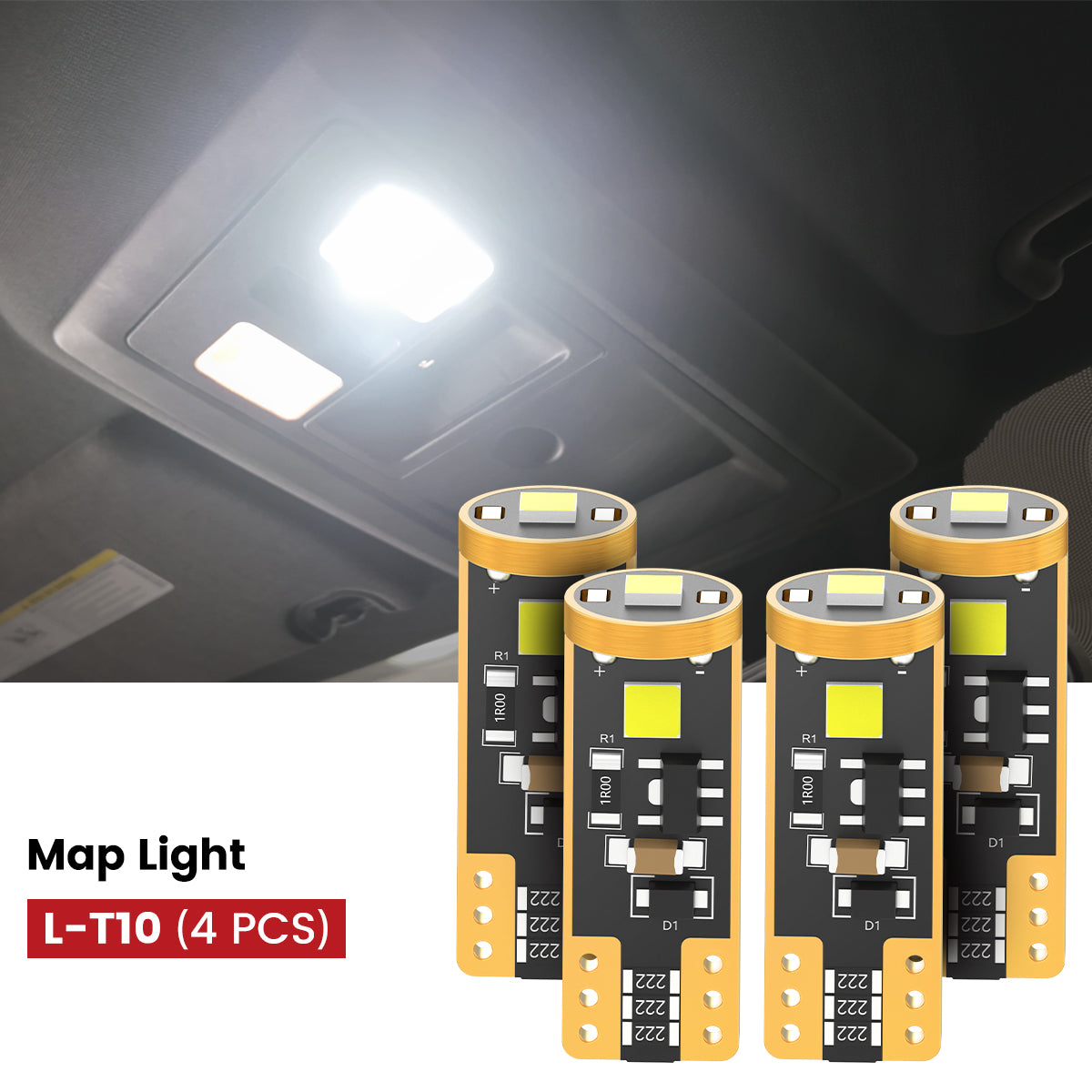 Lasfit 168 led map lights fit for 2015-2022 Chevy Colorado
