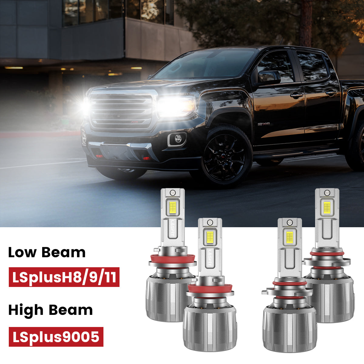 Fit for 2015-2022 GMC Canyon The Brightest LED Bulbs Upgrade | Tested and Verified