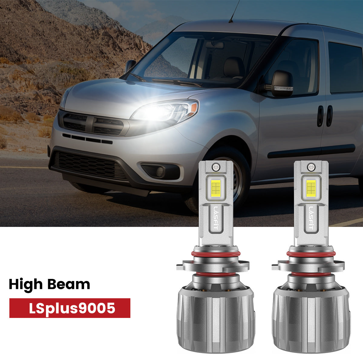 Lasfit 9005 led high beam fit for 2015-2022 Ram ProMaster City