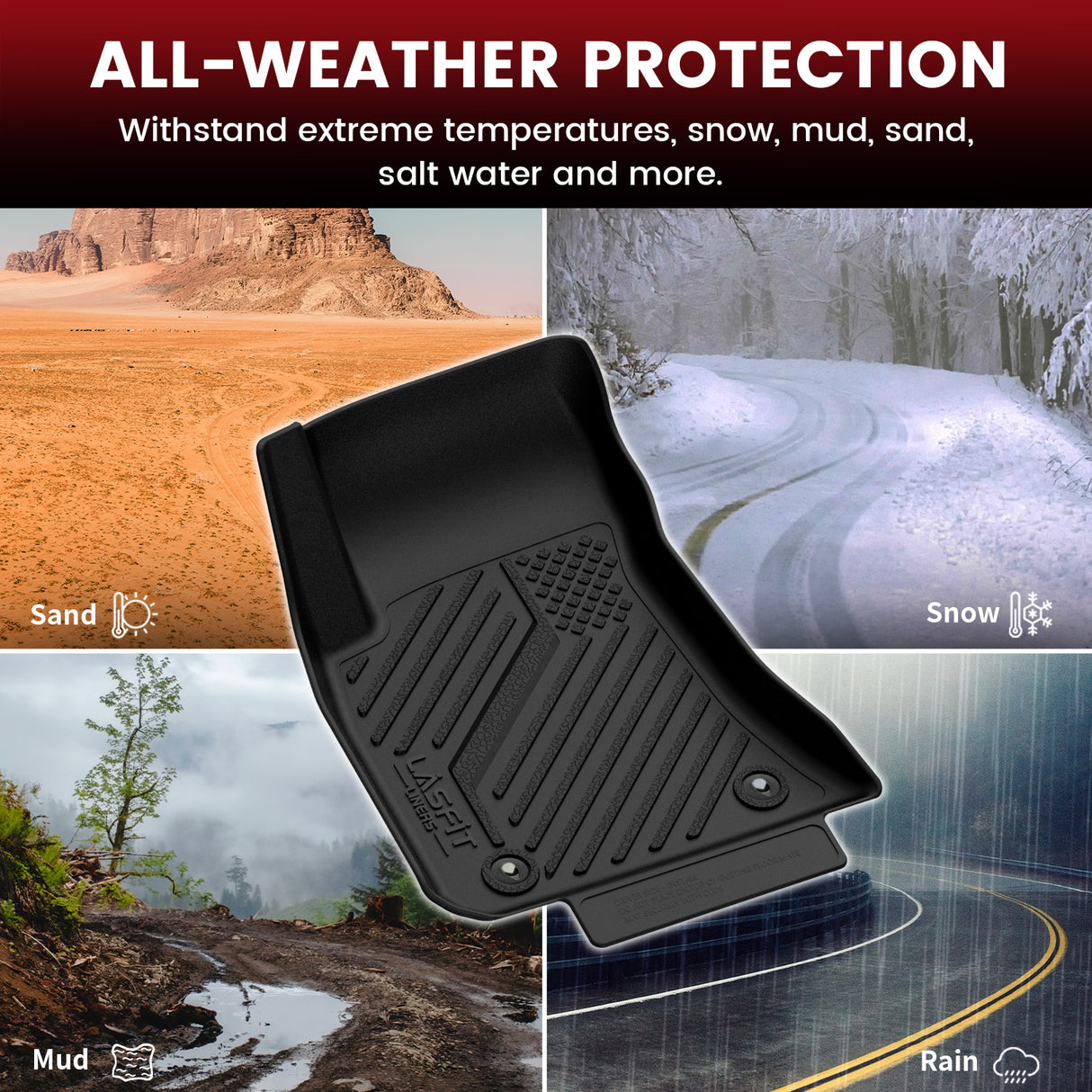 2015-2023 Dodge Challenger Floor Mats All Weather