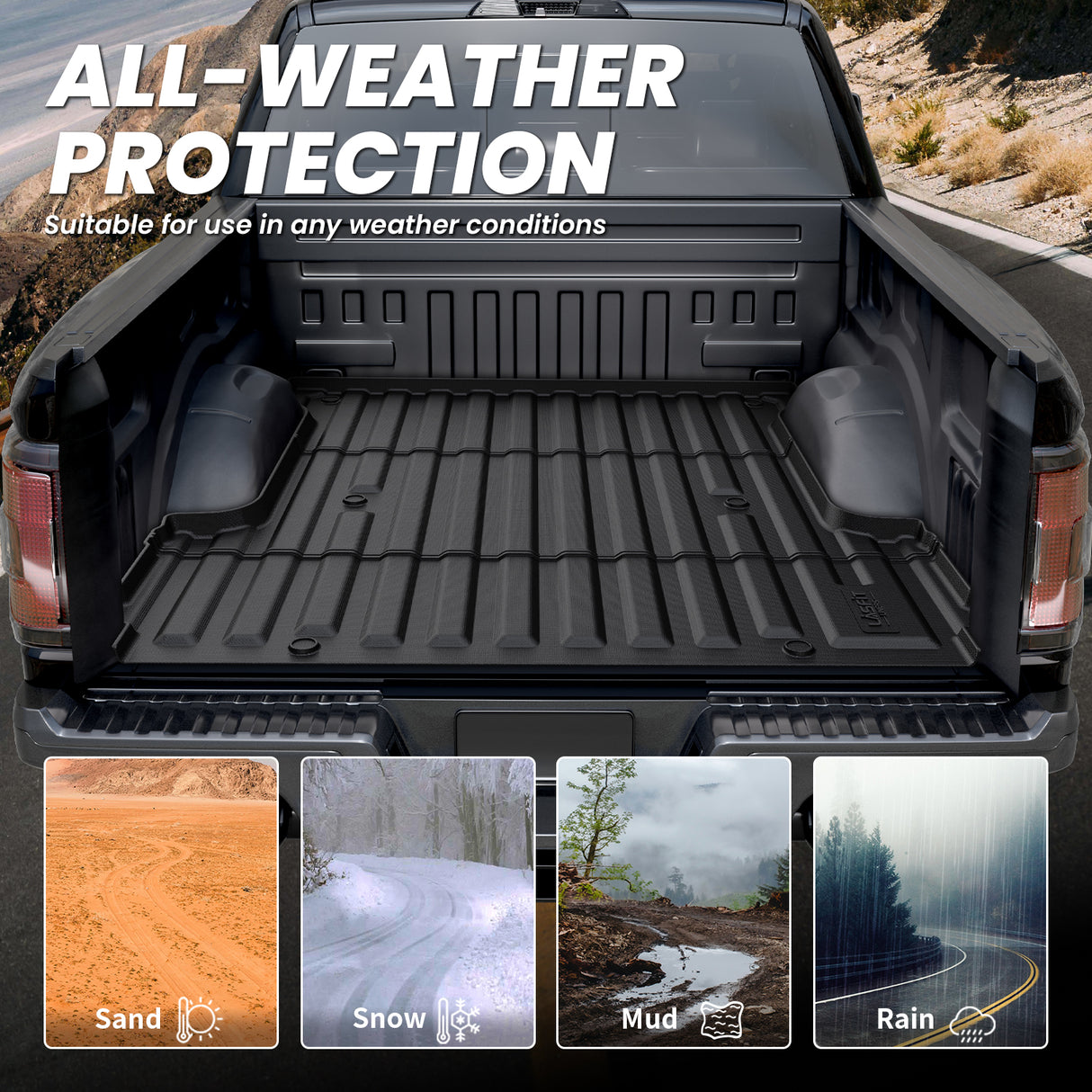 Fit for 2015-2020 Ford F-150 5.5FT Bed Mat All Weather Protection