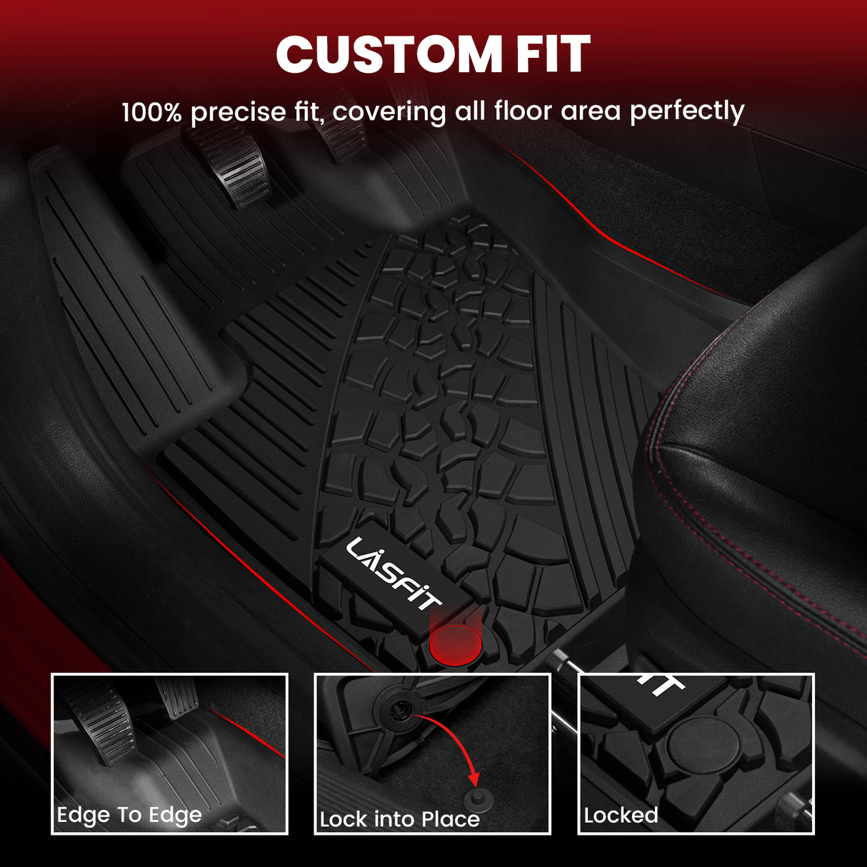Jeep Renegade 2015-2021 Floor Mats and Cargo Mat Custom Fit