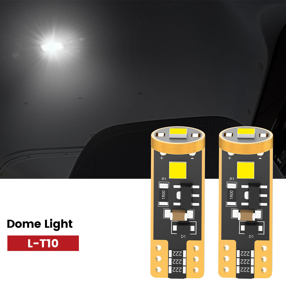Lasfit 168 led dome lights fit for 2015-2025 Ford Transit-150/250/350
