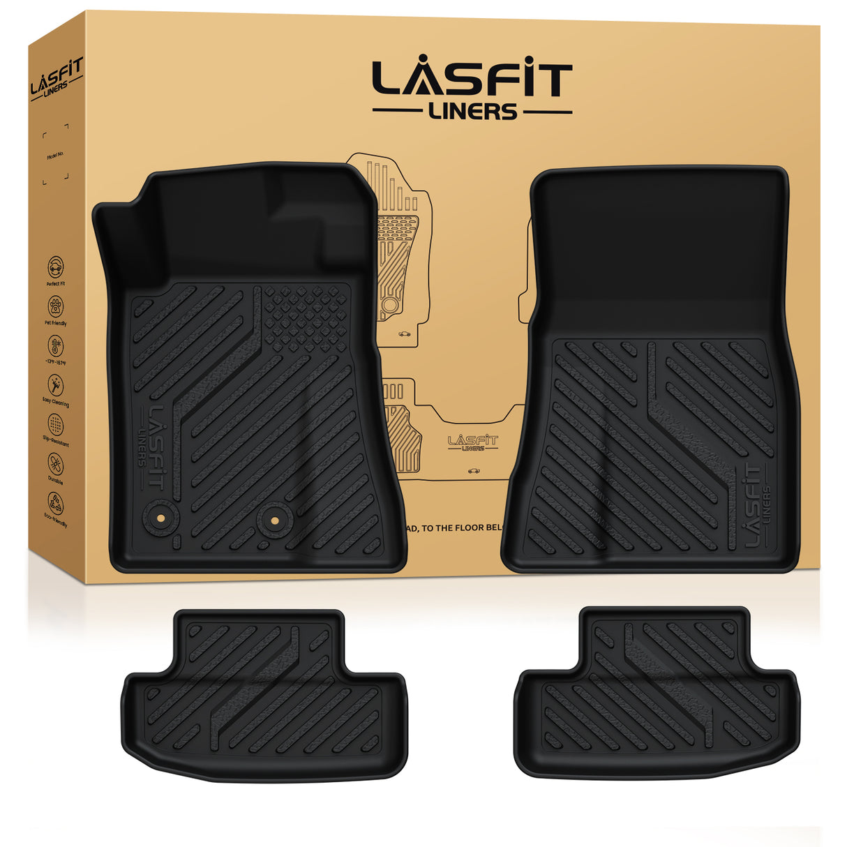 Fit for 2015-2026 Ford Mustang Floor Mats / Cargo Mat
