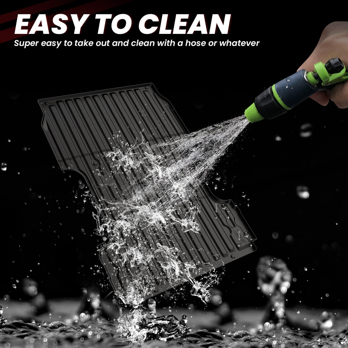 Fit for 2015-2020 Ford F-150 8FT Truck Bed Mat Easy to Clean