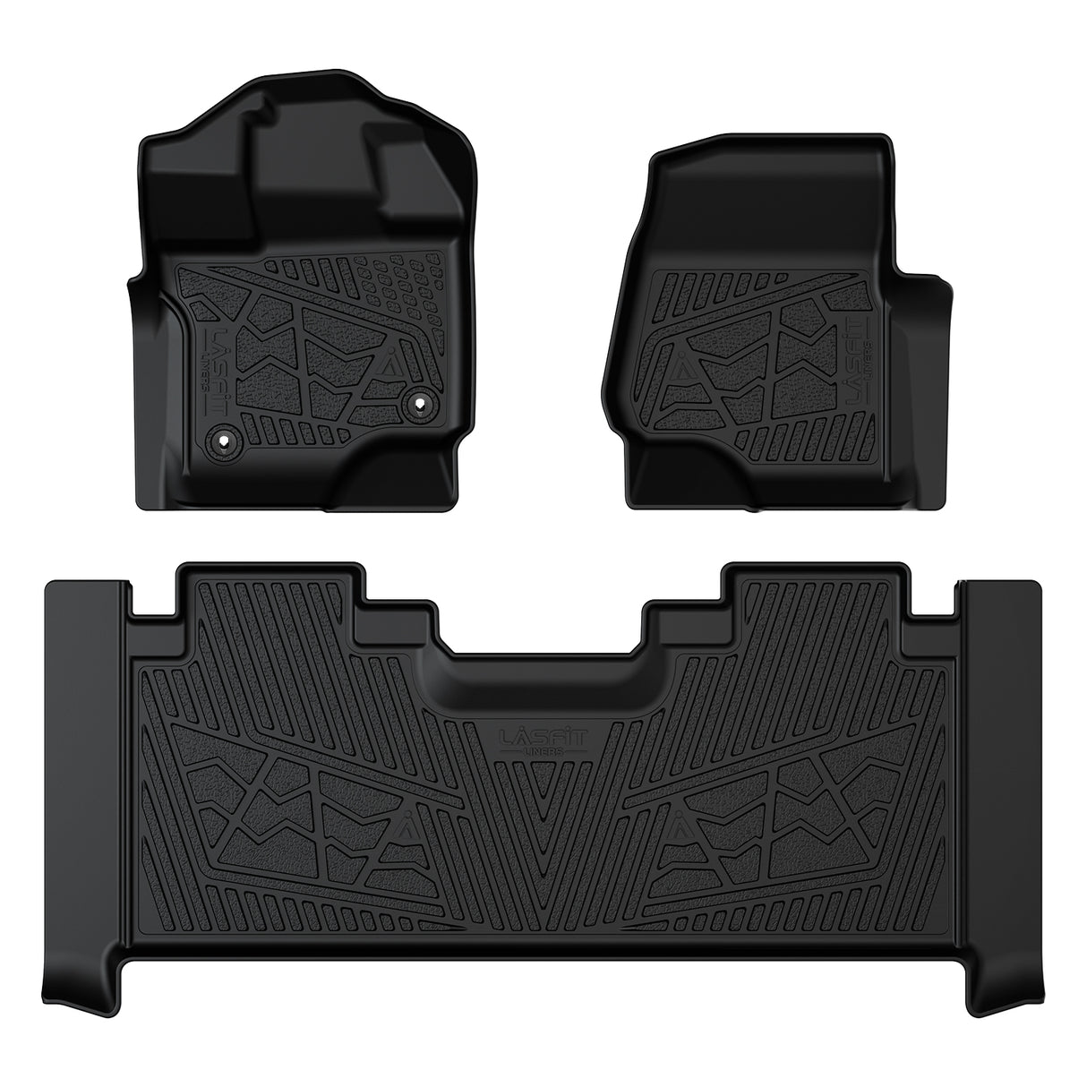 Fit for 2015-2026 Ford F-150 & 22-26 Lightning Models Super Cab Floor Mats, Fit Carpet Floor & 1st Row Bucket Seat