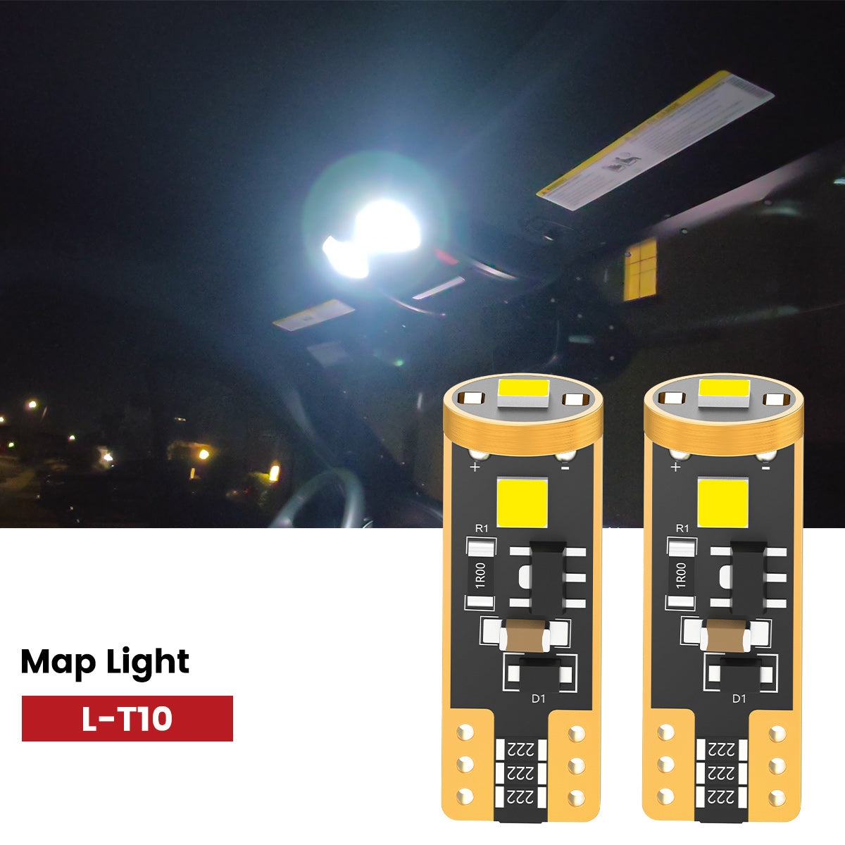 Lasfit 168 led map lights fit for 2016-2018 Ram 2500/3500