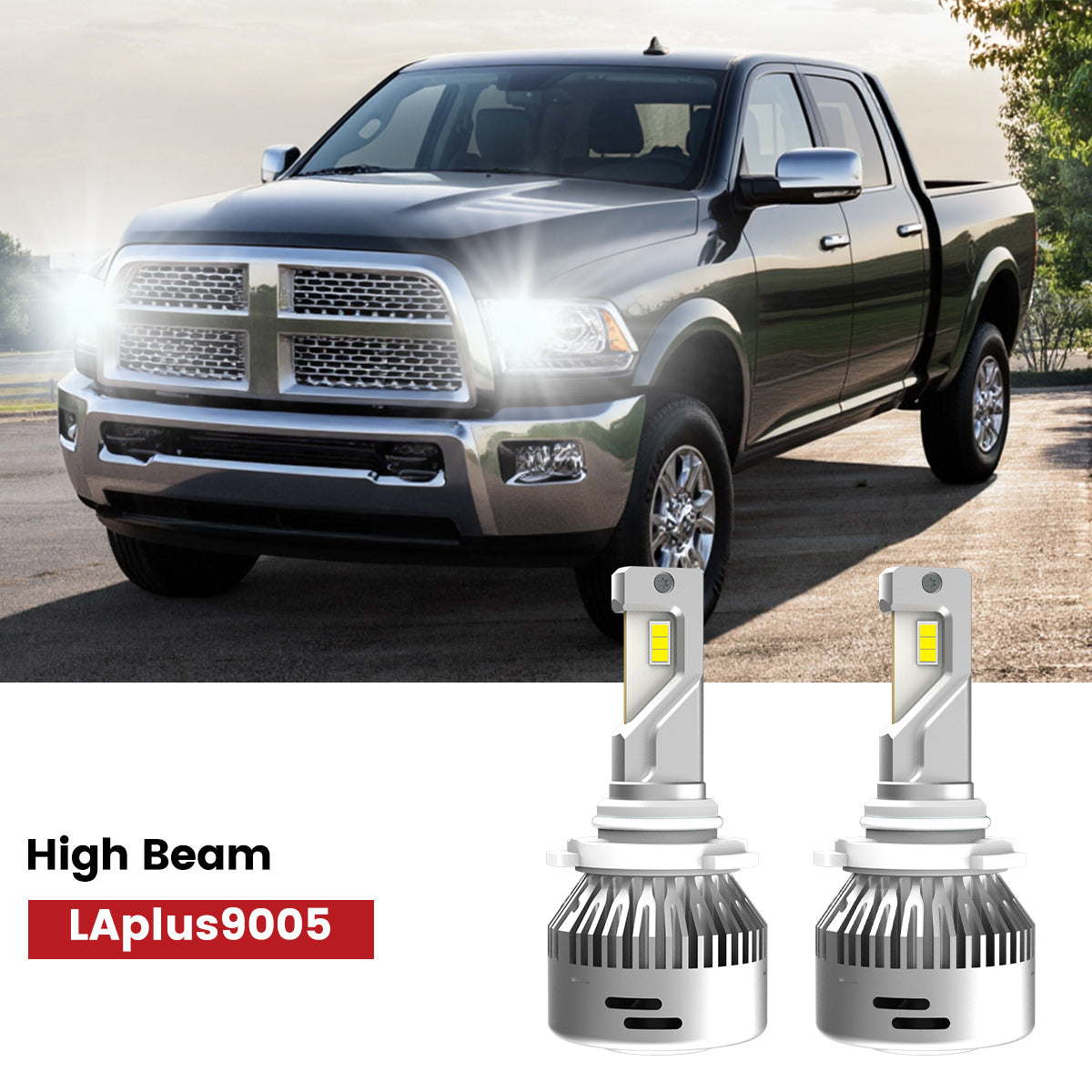 Lasfit 9005 led high beam bulbs fit for 2016-2018 Ram 2500/3500