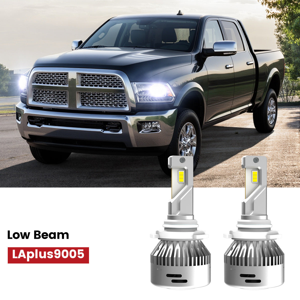 Lasfit 9005 led low beam bulbs fit for 2016-2018 Ram 2500/3500