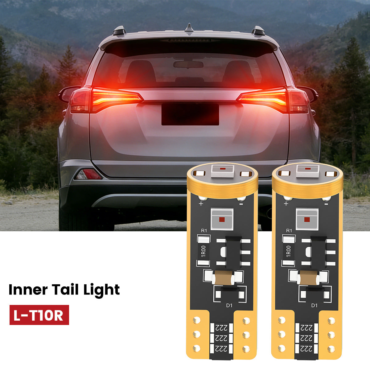 Lasfit 168 led inner tail lights fit for 2016-2018 Toyota RAV4