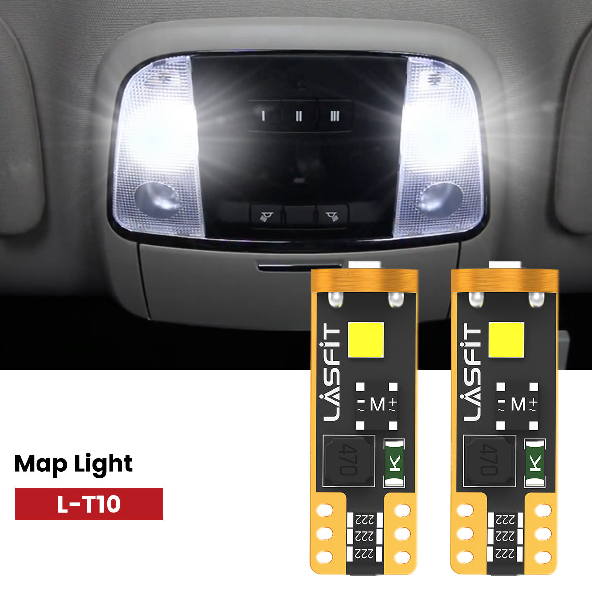 Lasfit 168 led map lights fit for 2016-2020 Dodge Durango