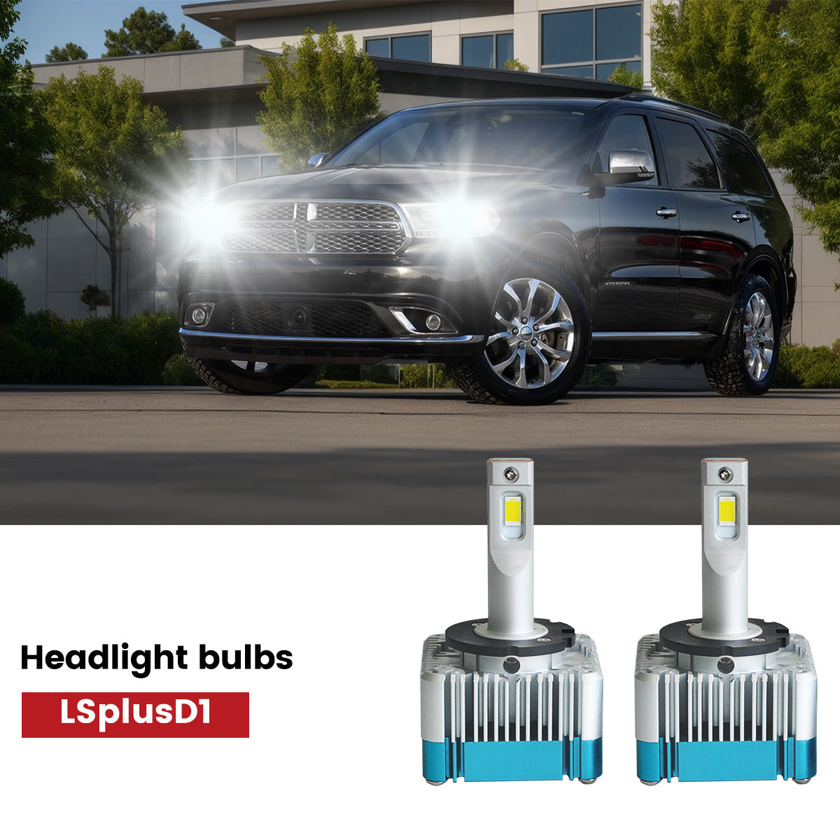 Dodge Durango Lasfit D1 led headlight bulbs fit for 2016-2020 Dodge Durango