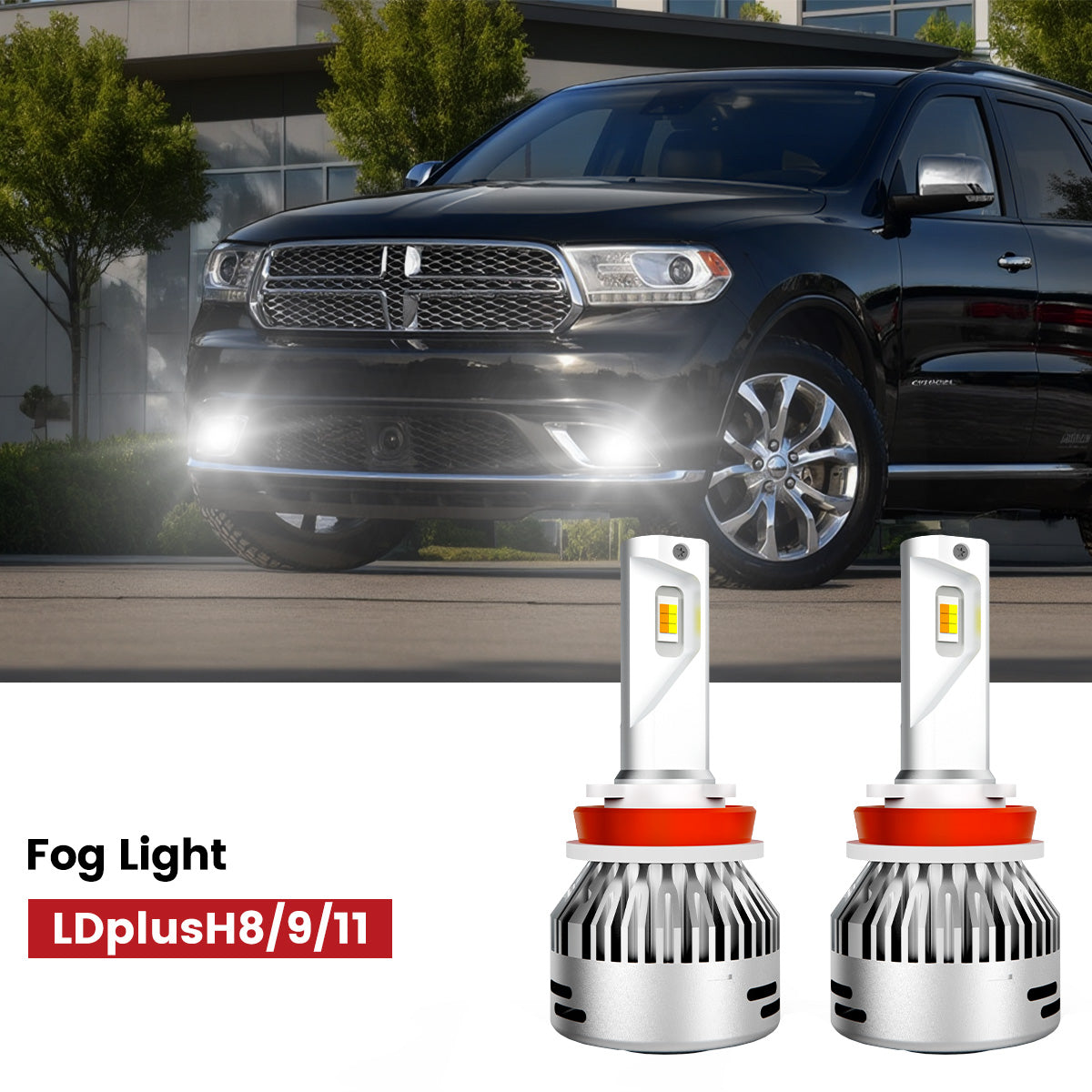Lasfit H16 led fog lights fit for 2016-2020 Dodge Durango