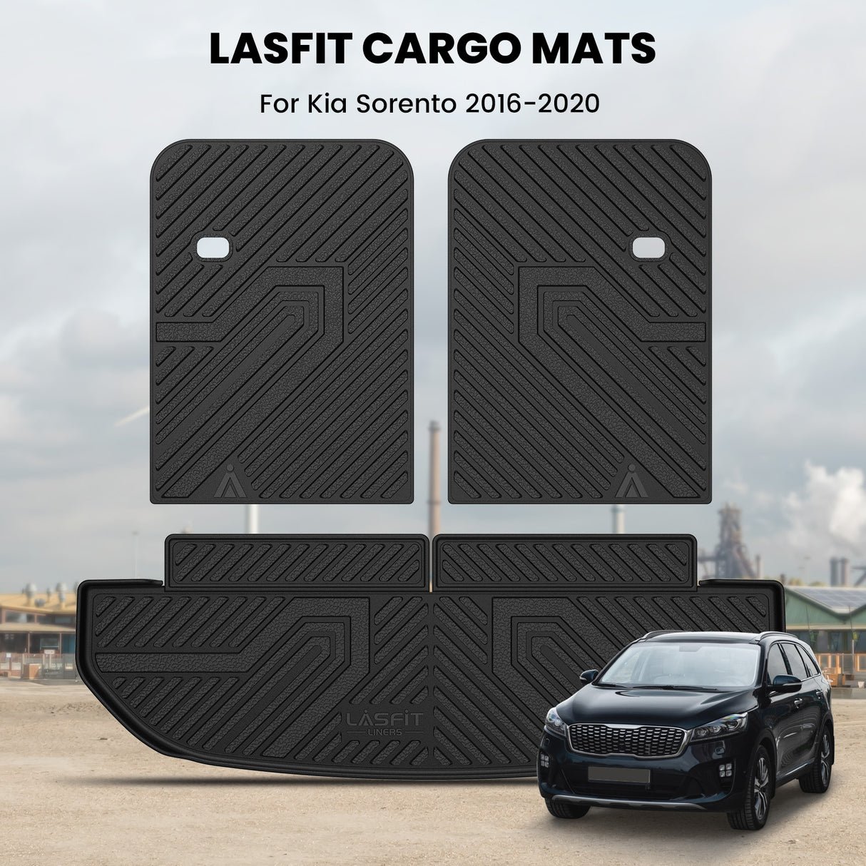 Fit for 2016-2020 Kia Sorento Floor Mats or Seatback & Cargo Mats, Fit 7 Seats Only