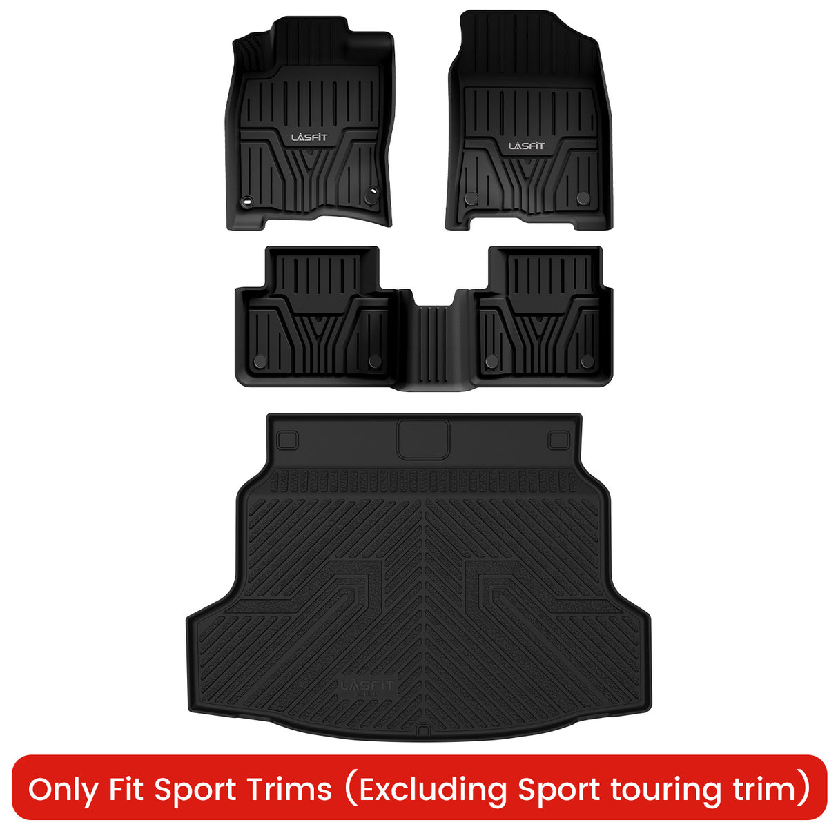 2016-2021 Honda Civic Hatchback Custom Floor Mats & Cargo Mat