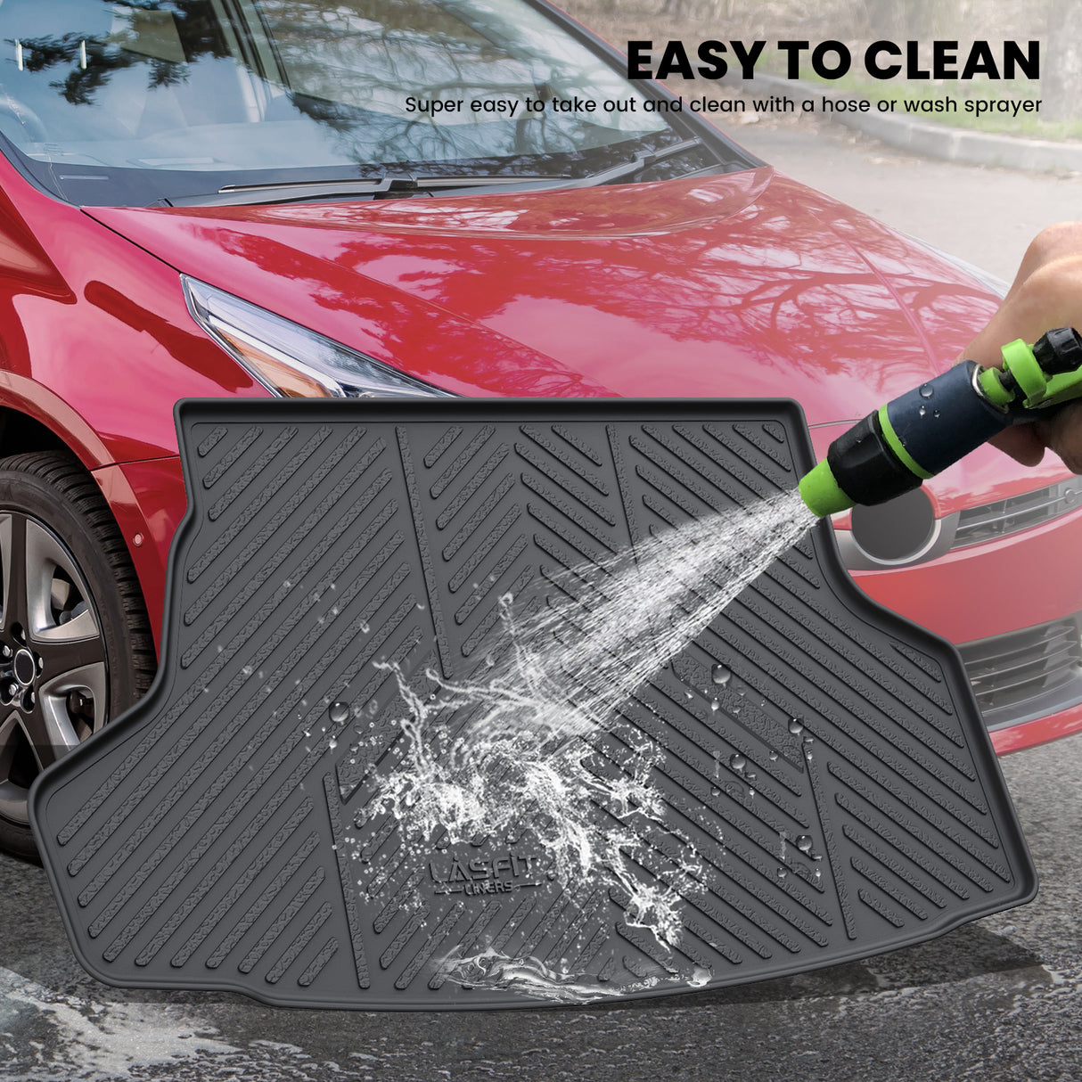 2016-2022 Toyota Prius Cargo Mat easy to clean
