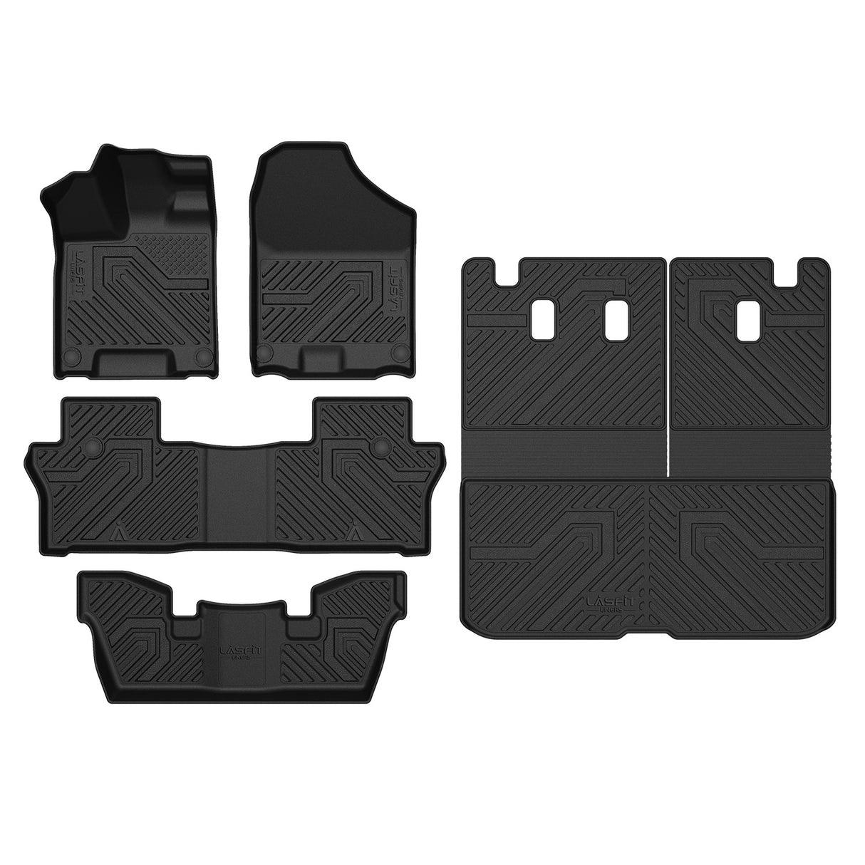 Fit for 2016-2022 Honda Pilot Floor Mats or Cargo & Seatback Mat, Cargo Mat Fit in Highest Position Only