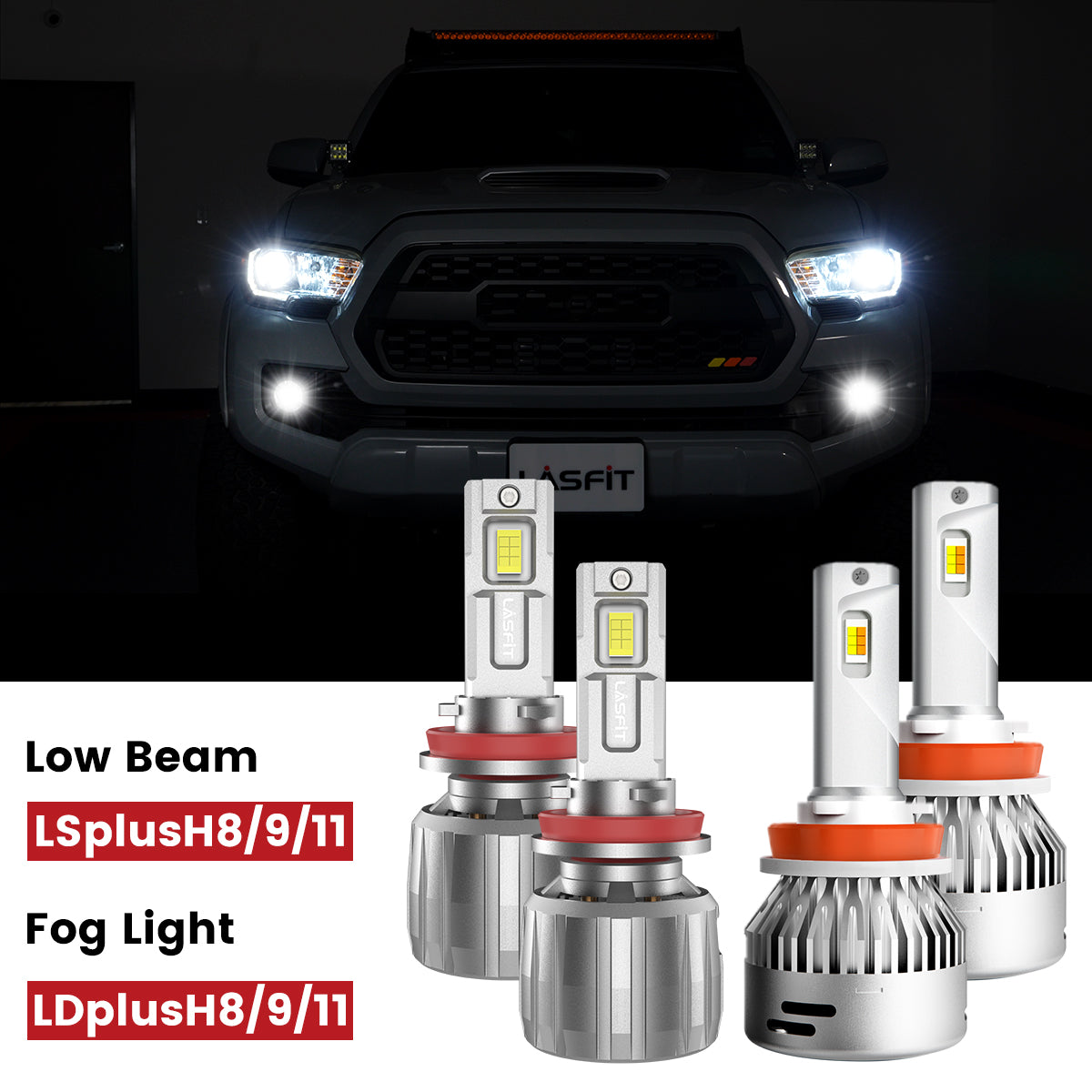 Fit for 2016-2023 Toyota Tacoma The Brightest LED Bulbs Upgrade | Tested and Verified