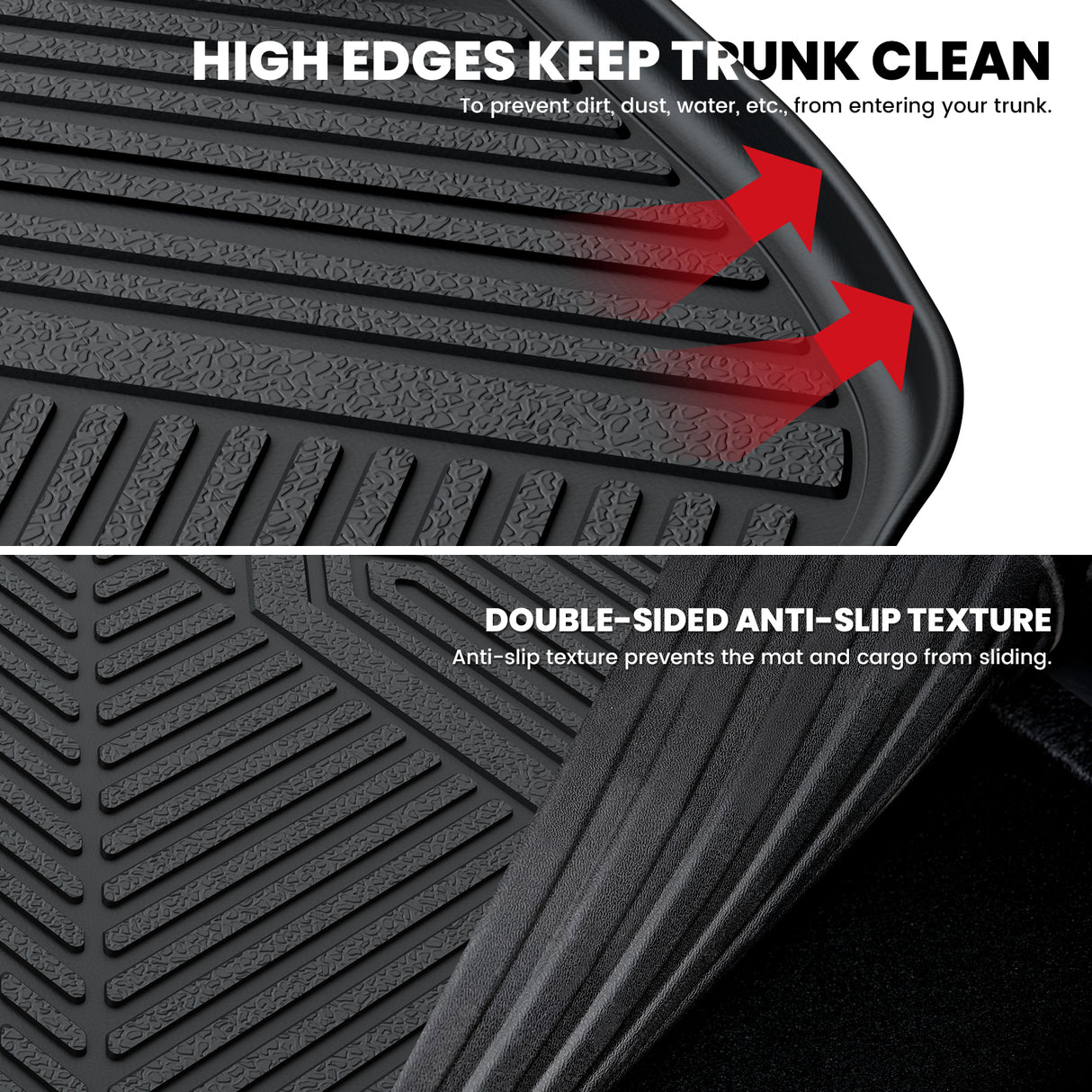 Fit for 2015 Jeep Cherokee Floor Mats, Fit Non-raised Dead Pedal ONLY