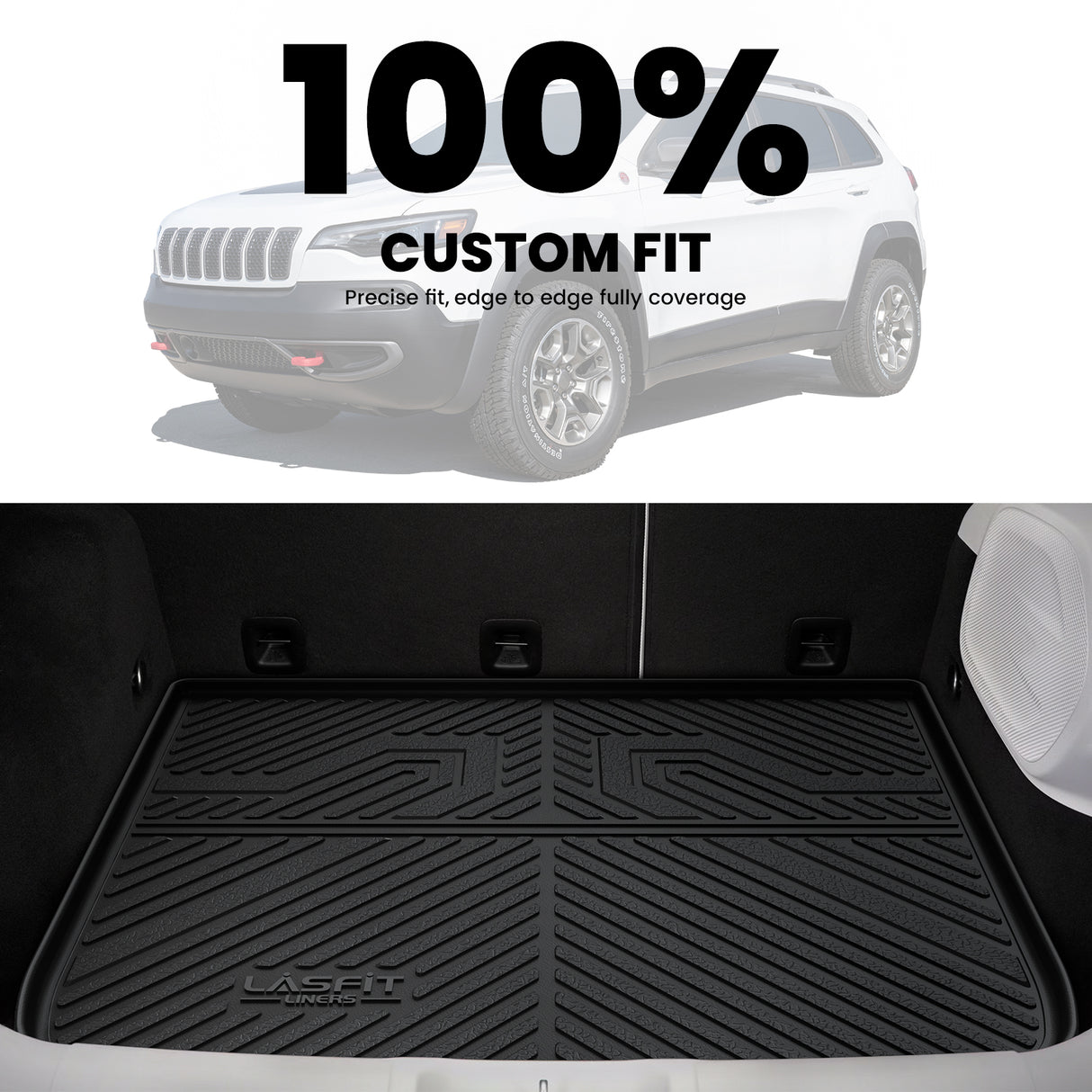 Fit for 2015 Jeep Cherokee Floor Mats, Fit Non-raised Dead Pedal ONLY