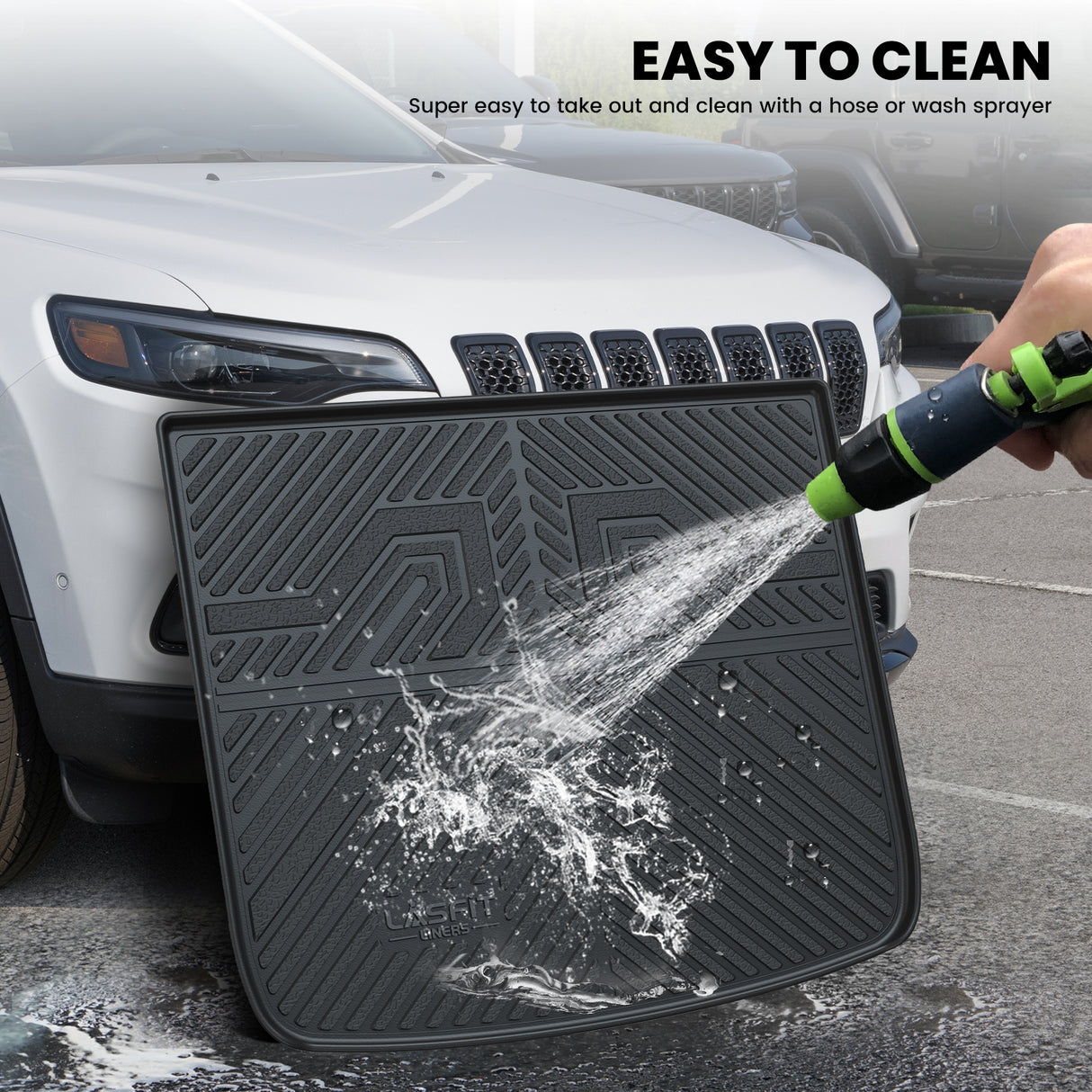 Fit for 2015 Jeep Cherokee Floor Mats, Fit Non-raised Dead Pedal ONLY