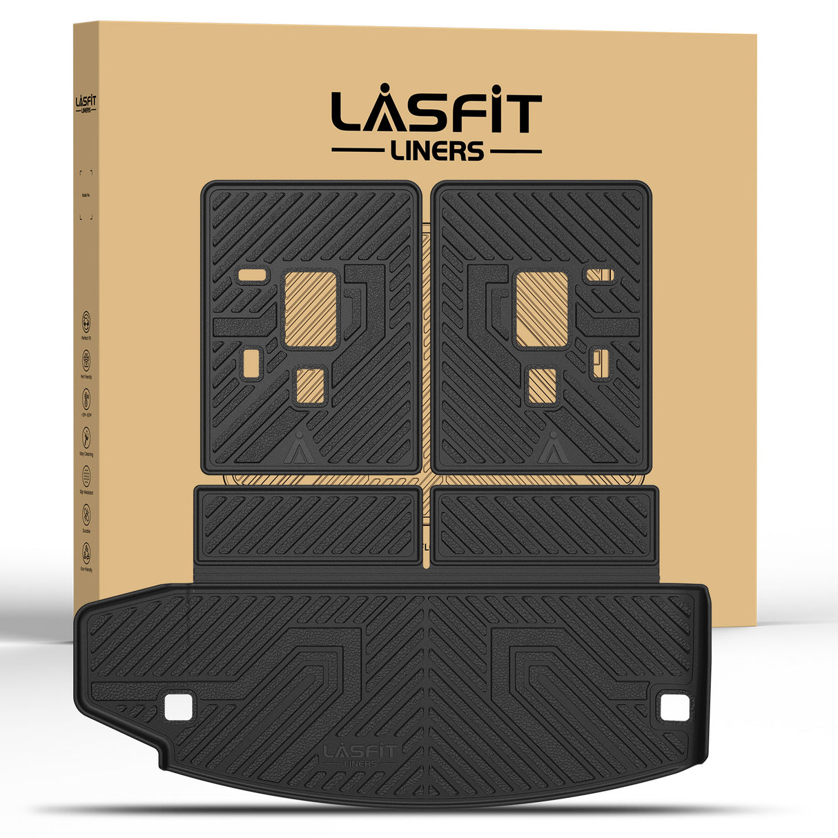 Fit for 2016-2026 Dodge Durango Floor Mats / Cargo & Seatback Mats