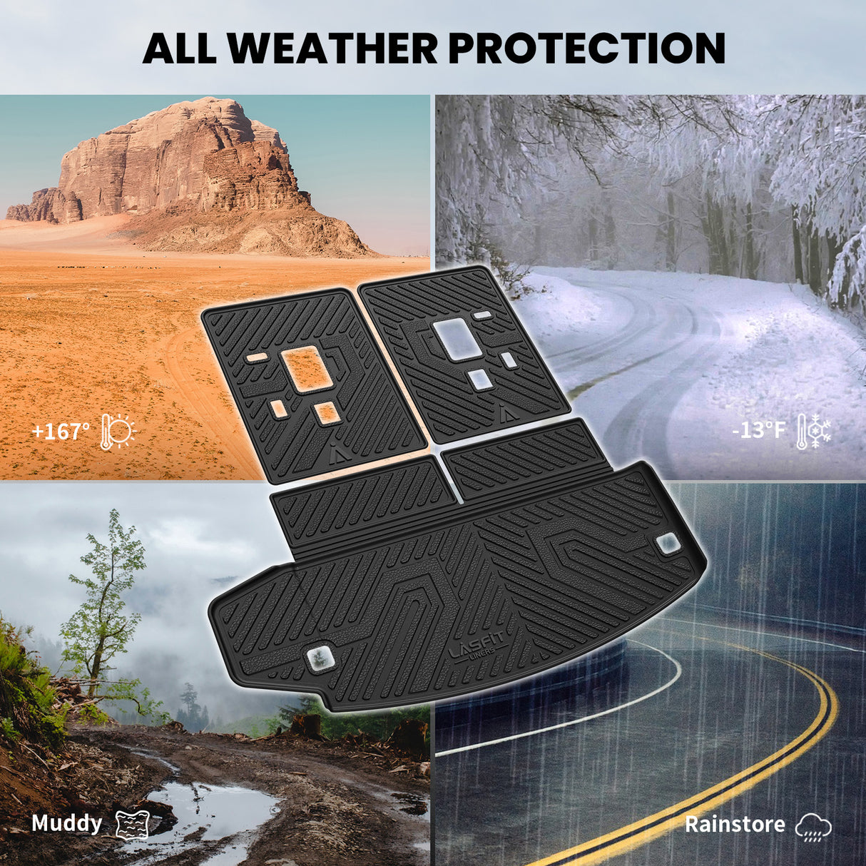 Fit for 2016-2026 Dodge Durango Floor Mats / Cargo & Seatback Mats