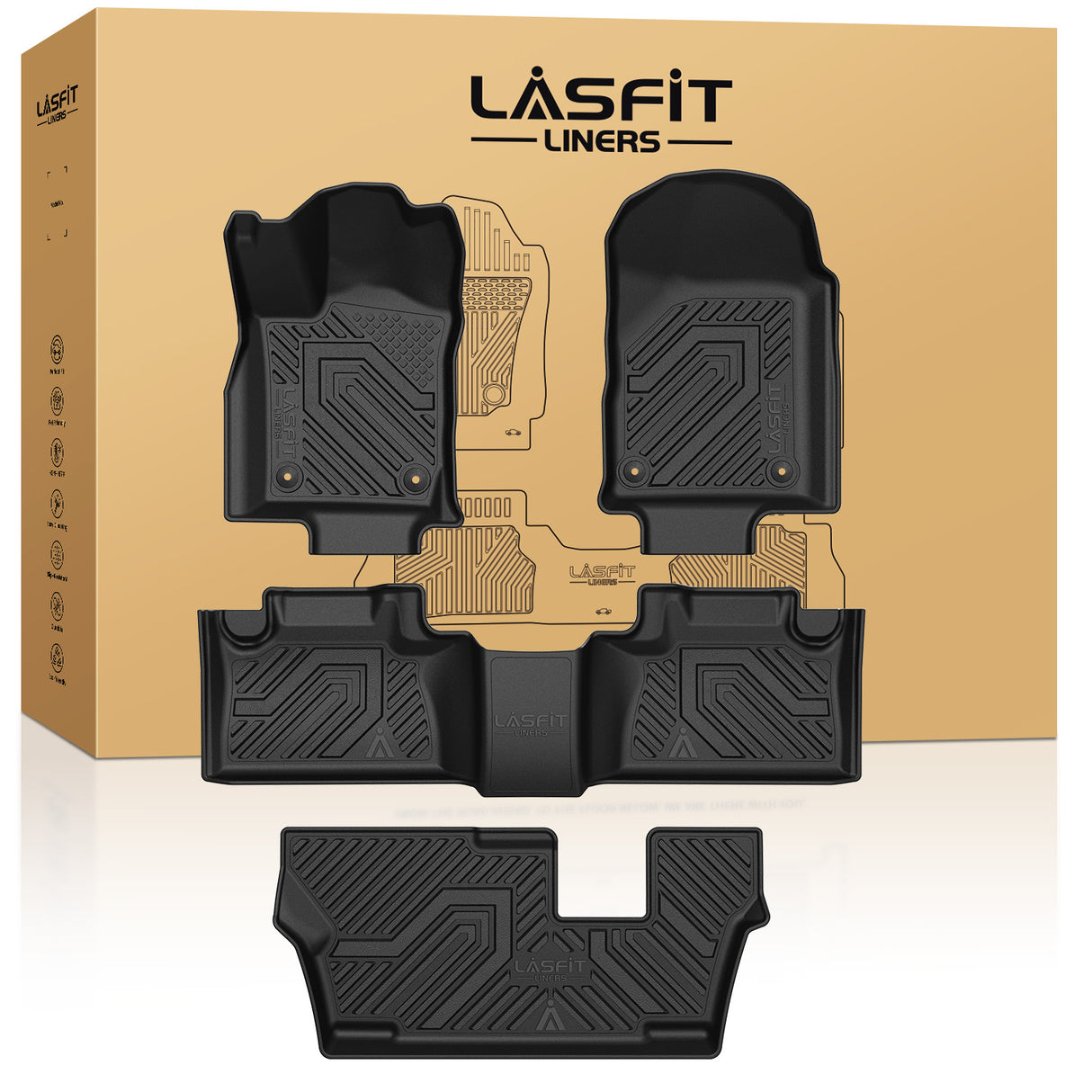 Fit for 2016-2026 Dodge Durango Floor Mats or Cargo & Seatback Mats