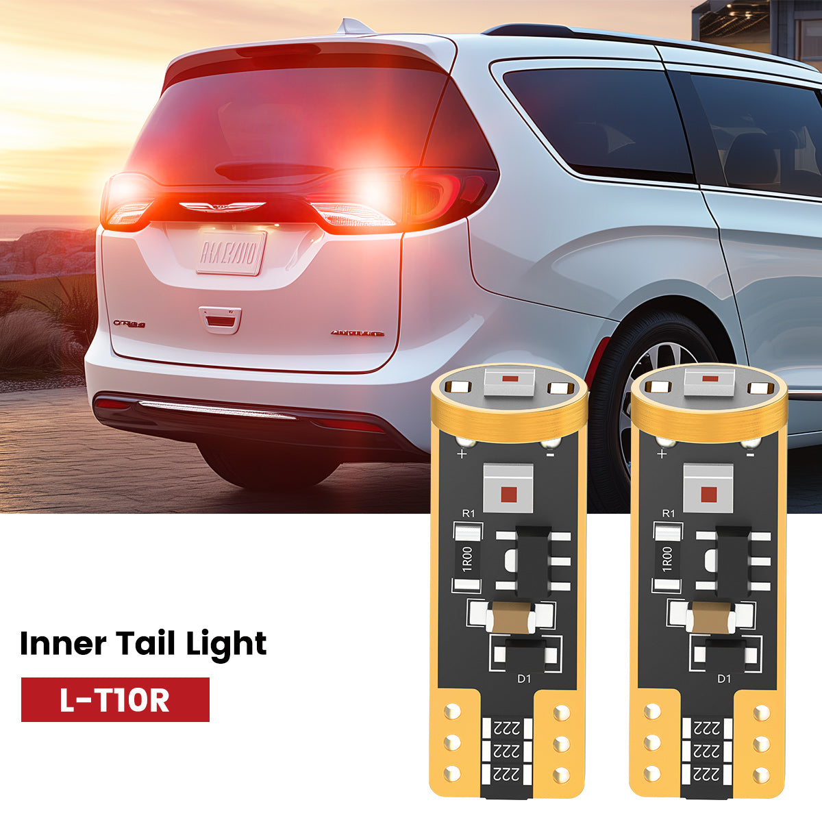 Lasfit 168 led inner tail lights fit for 2017-2019 Chrysler Pacifica