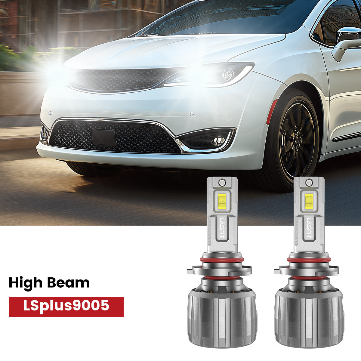 Lasfit 9005 led high beam bulbs fit for 2017-2019 Chrysler Pacifica
