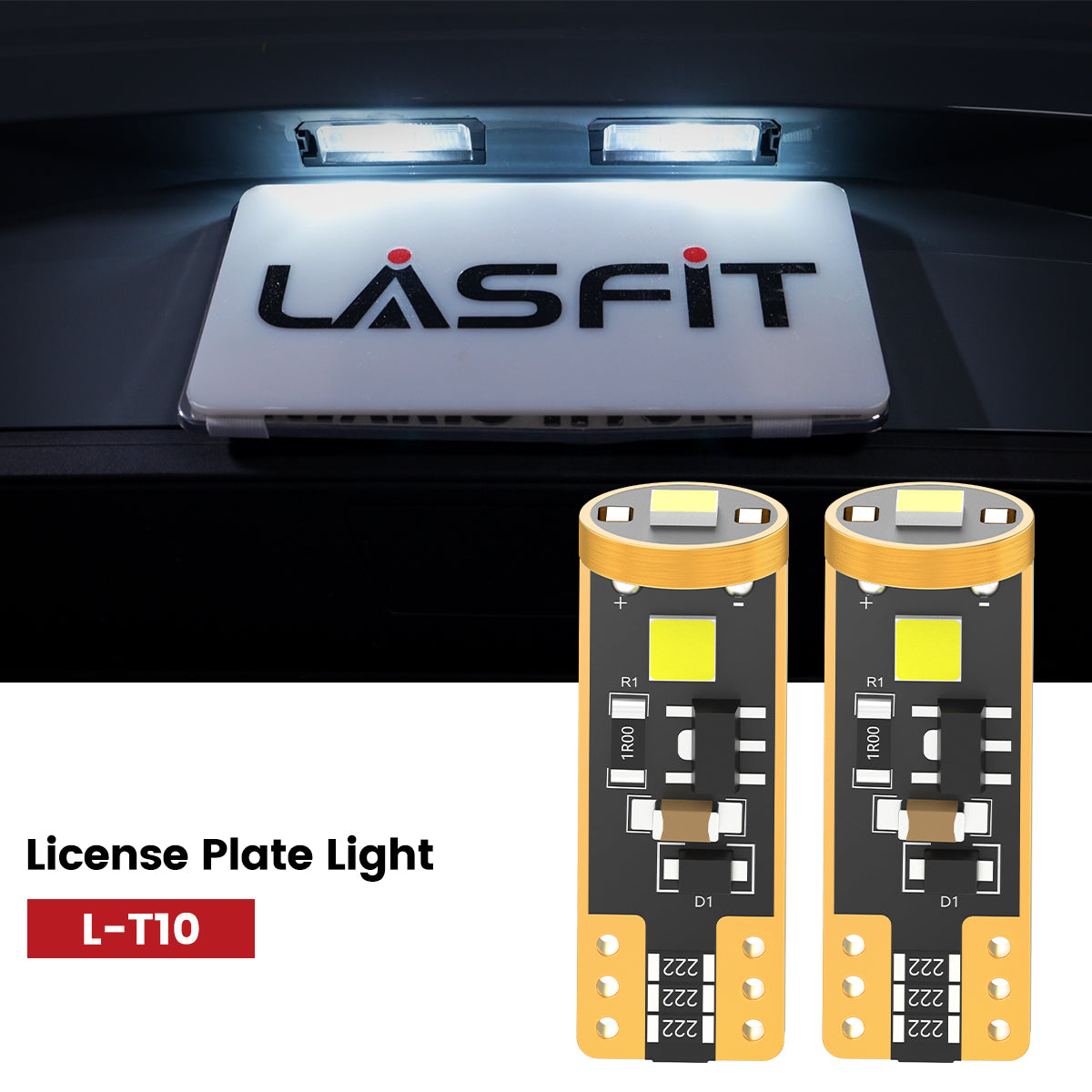 Lasfit 168 led license plate lights fit for 2017-2019 Kia Sportage