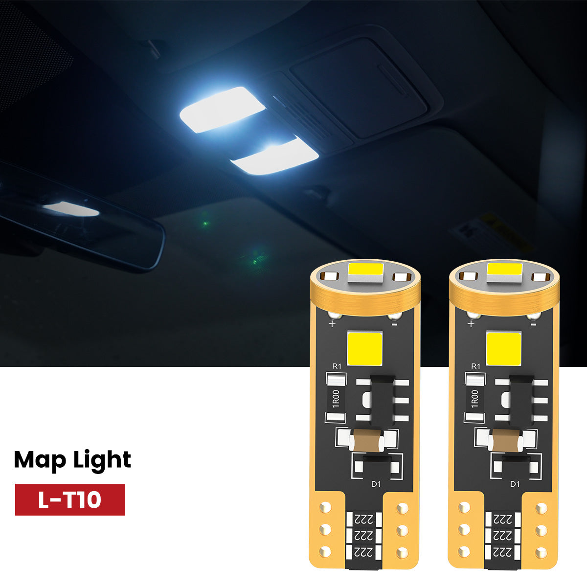 Lasfit 168 led map lights fit for 2017-2019 Kia Sportage