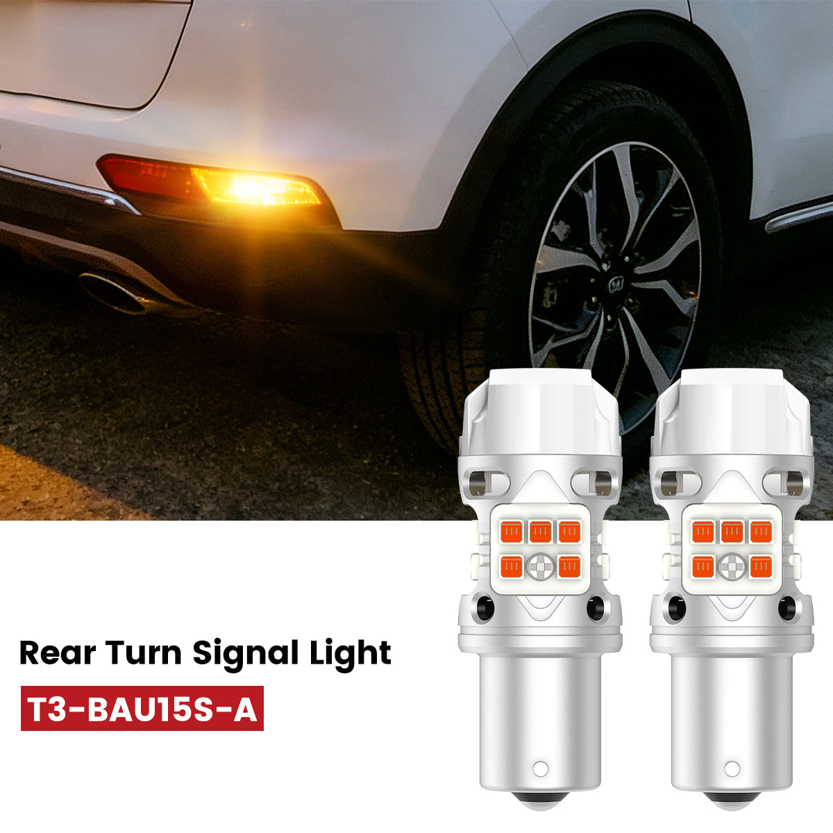 Lasfit BAU15S led rear turn signal lights fit for 2017-2019 Kia Sportage