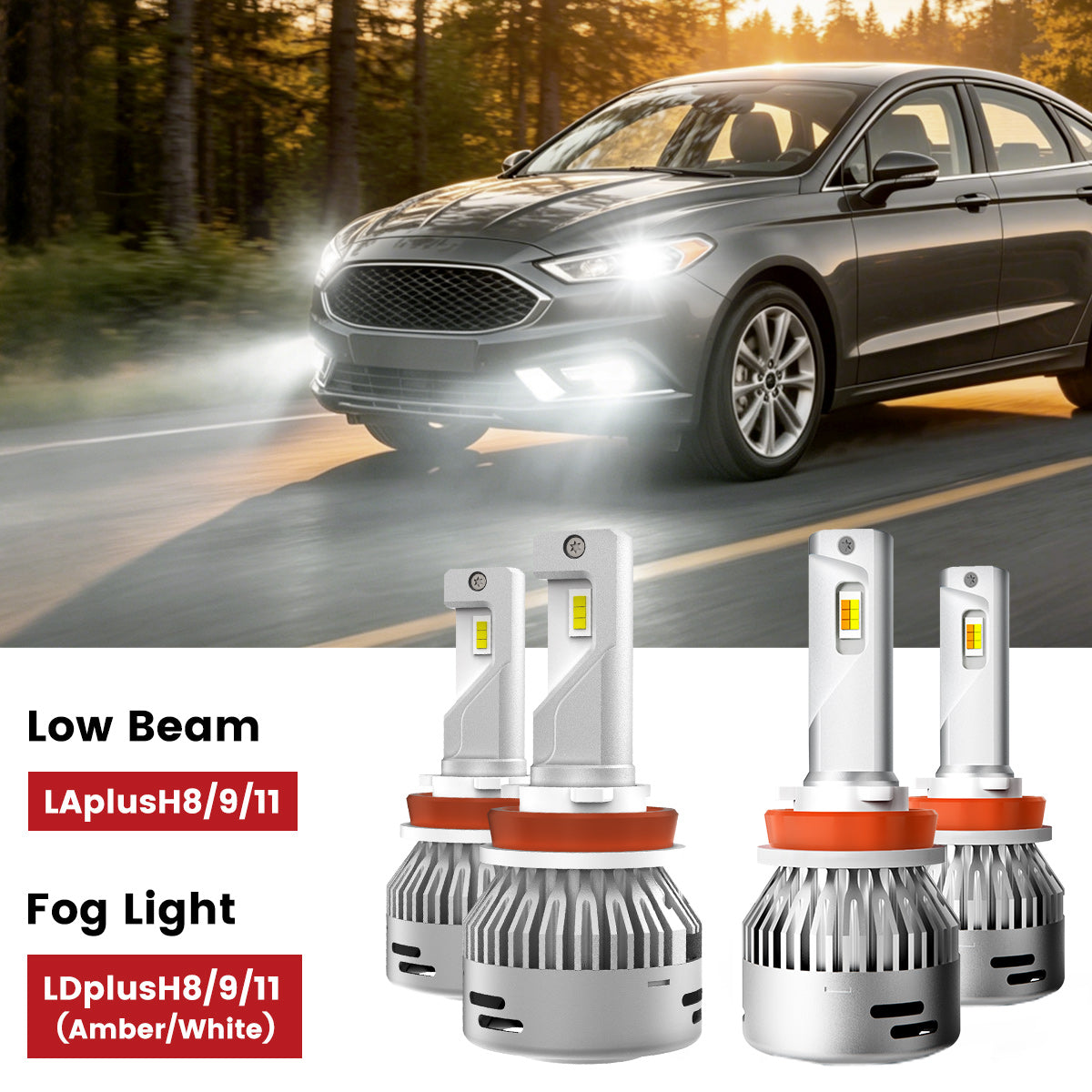 Fit for 2017-2020 Ford Fusion LED Bulbs Upgrade