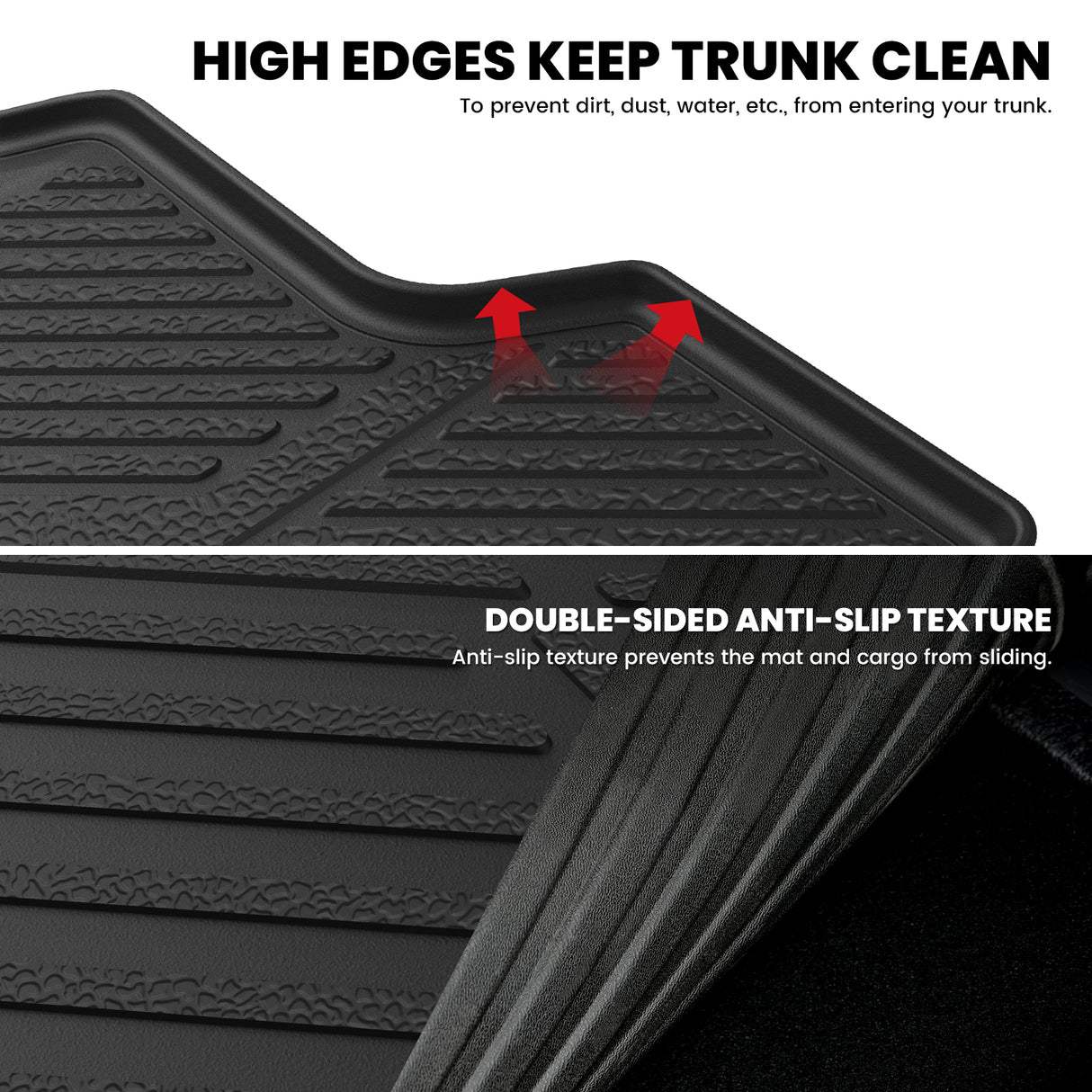 2017-2021 Honda Civic Hatchback Cargo Mat High Edge Keep Trunk Clean