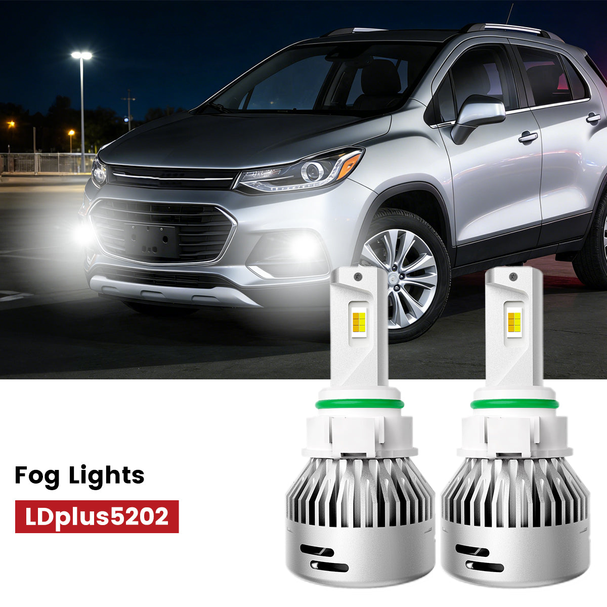 Lasfit 5202 led fog light bulbs fit for 2017-2022 Chevrolet Trax