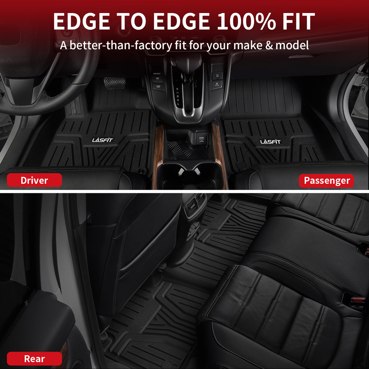 2017-2022 Honda CR-V Custom Floor Mats Edge to Edge Fit