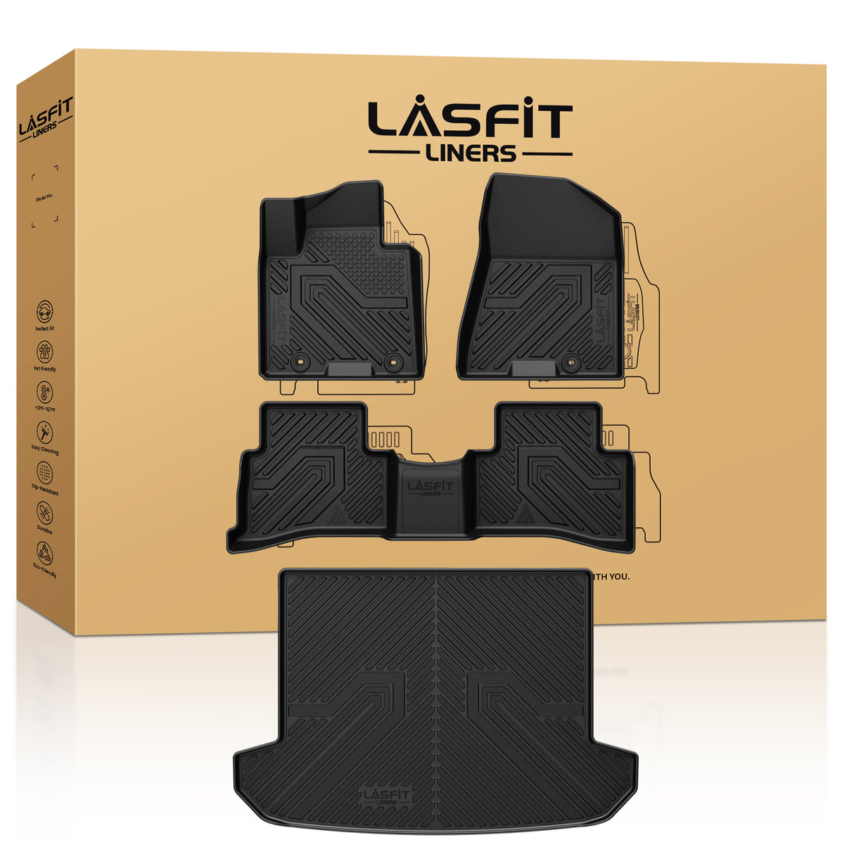 Fit for 2017-2022 Kia Sportage Floor Mats & Cargo Mat