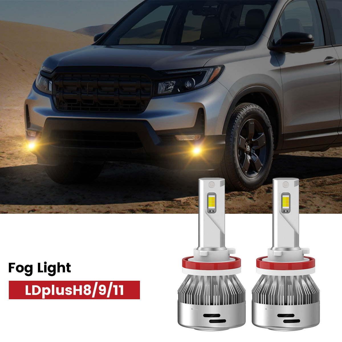 Lasfit H11 led fog light fit for 2017-2025 Honda Ridgeline